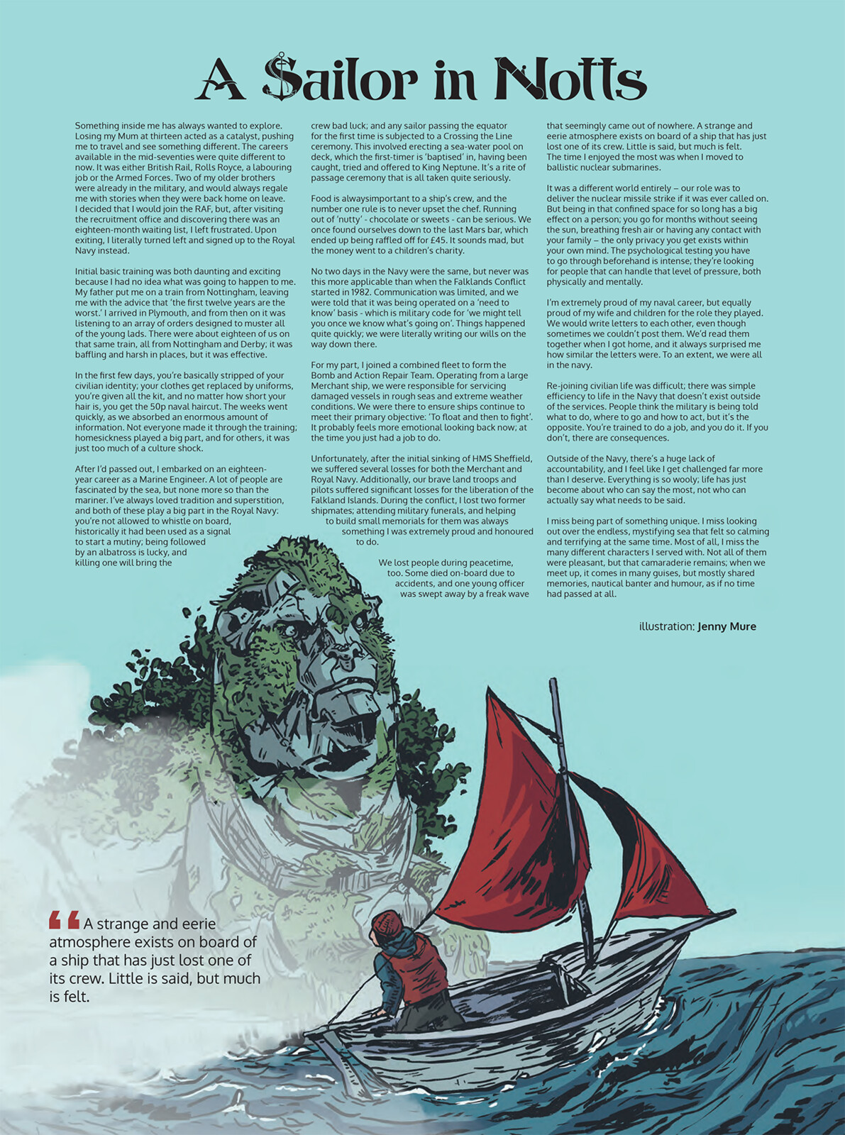 Illustration for Left Lion magazine, 2021