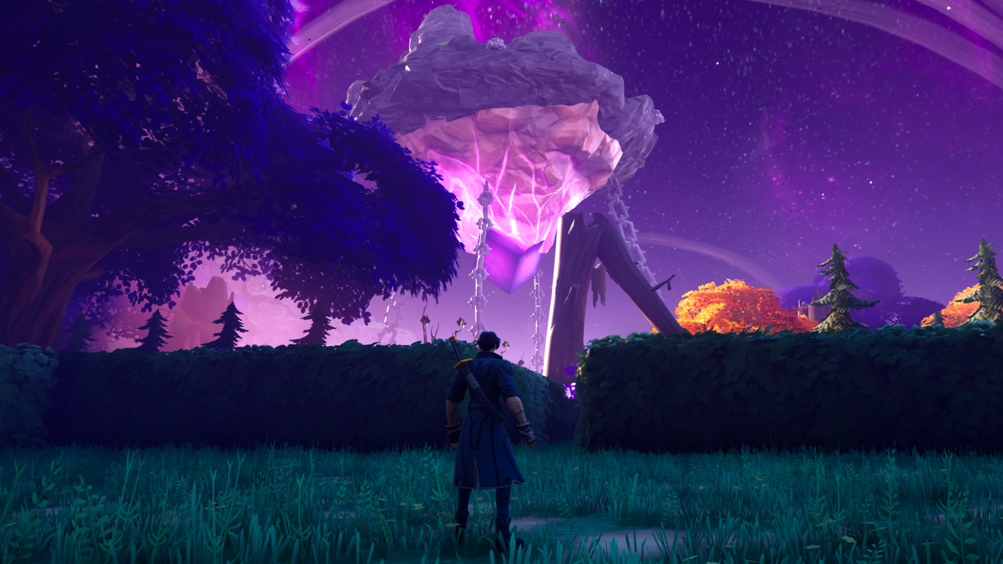 The final cube is visible from every part of the level to direct the players to the next point
