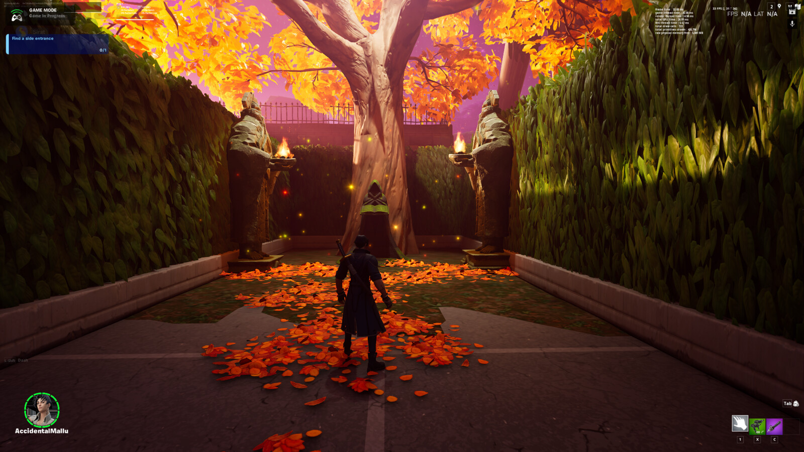 Special Trees act as landmarks placed around the level