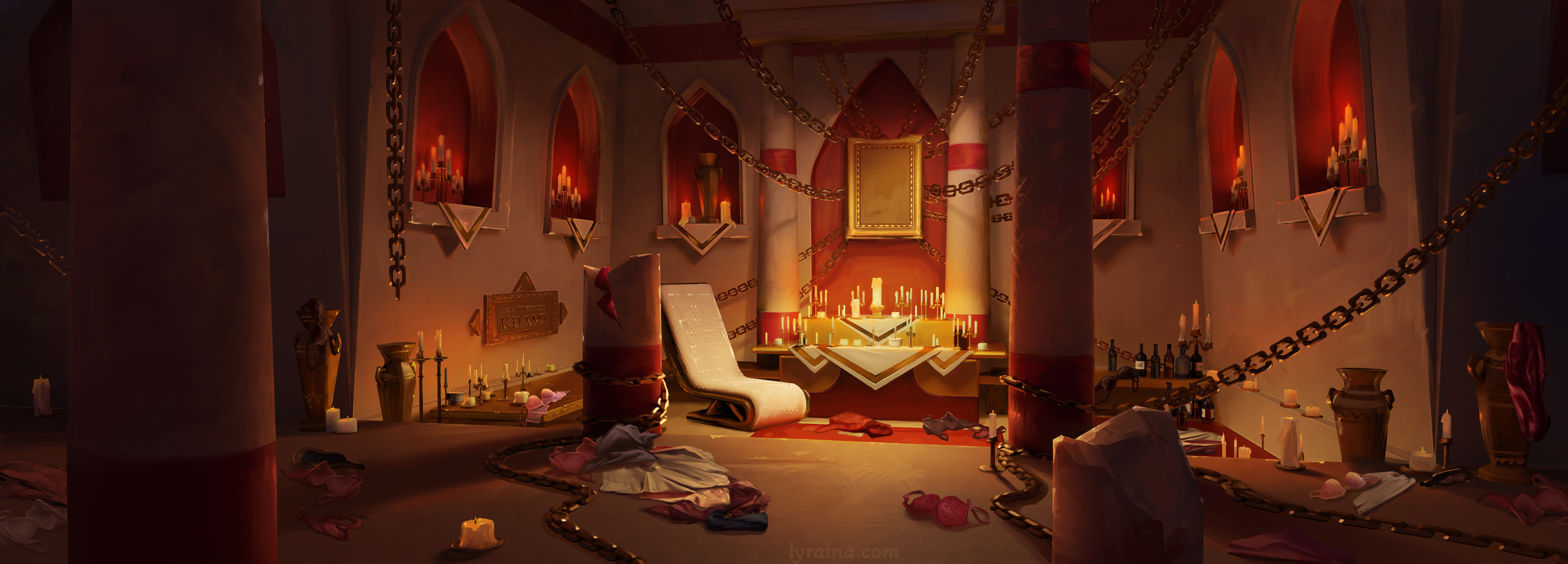The Altar Room: 3D base by Max Wilson, painted by me. 