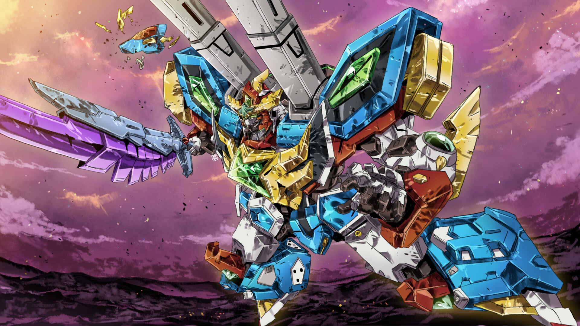 ArtStation - 勇気一刀流秘奥義 勇気爆発バーンブレイブビッグバーン