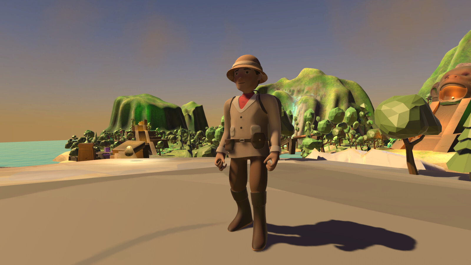 Detail of Player Character (Explorer) (Character designed by Guilles Cortez)