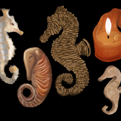Seahorses Paintings
