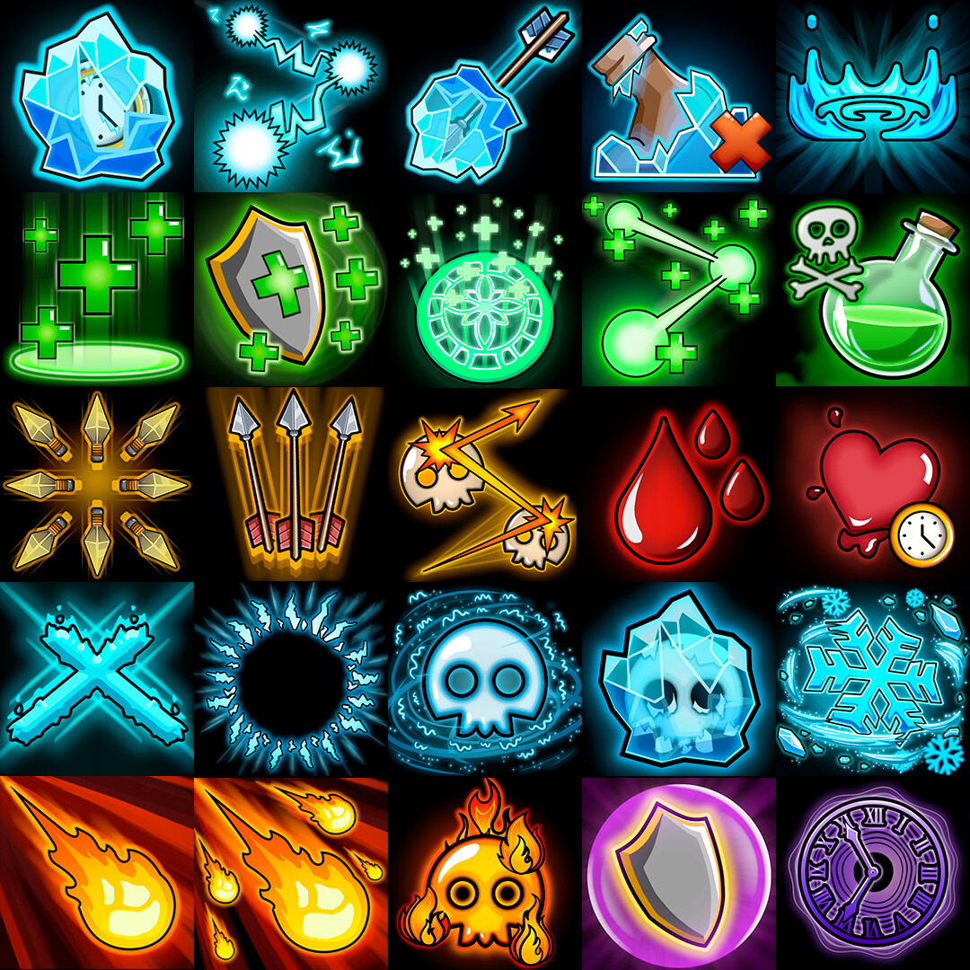 Tower Defense Icon &amp; Sprite Sheets