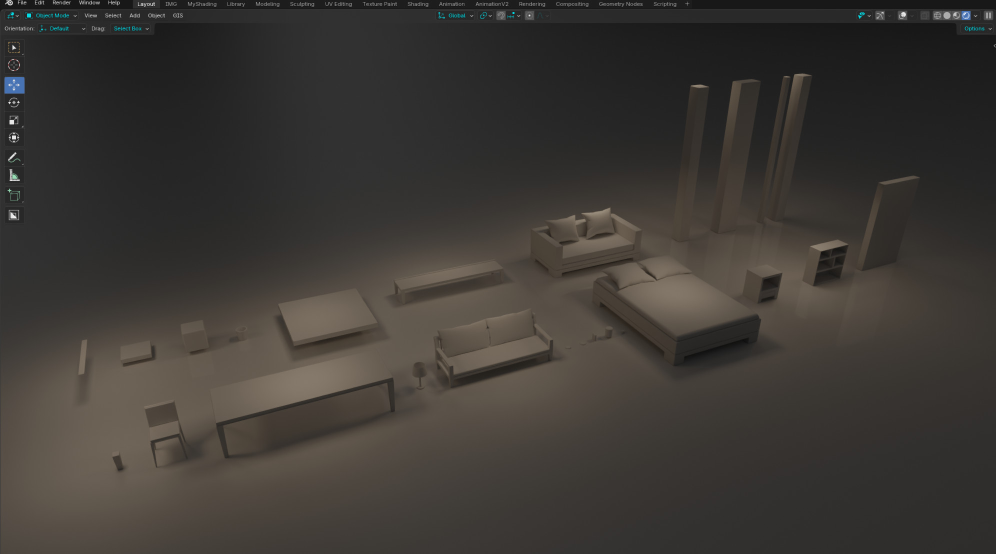 Blender Modeling props
