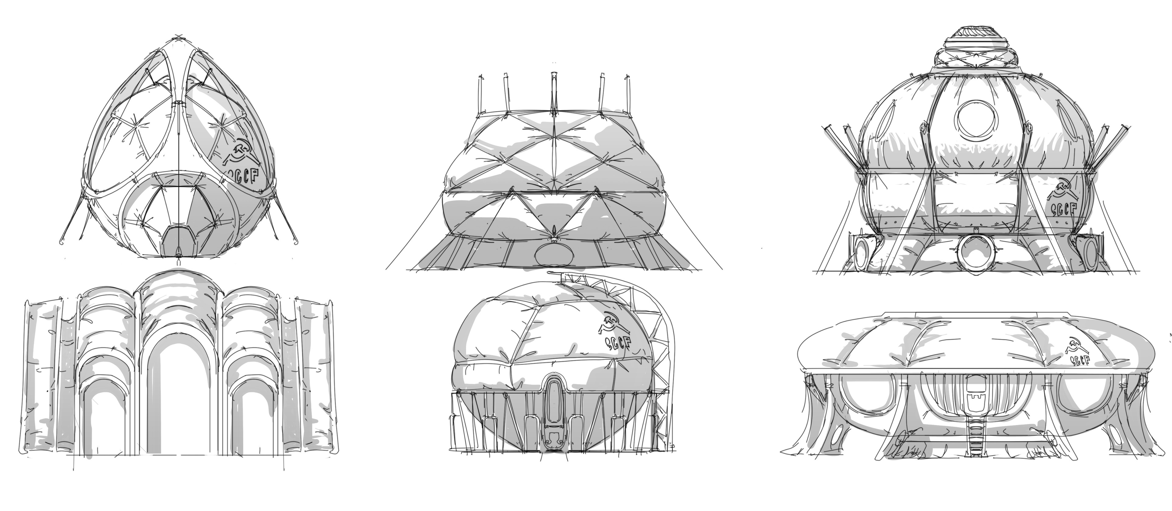 tent quick sketches
