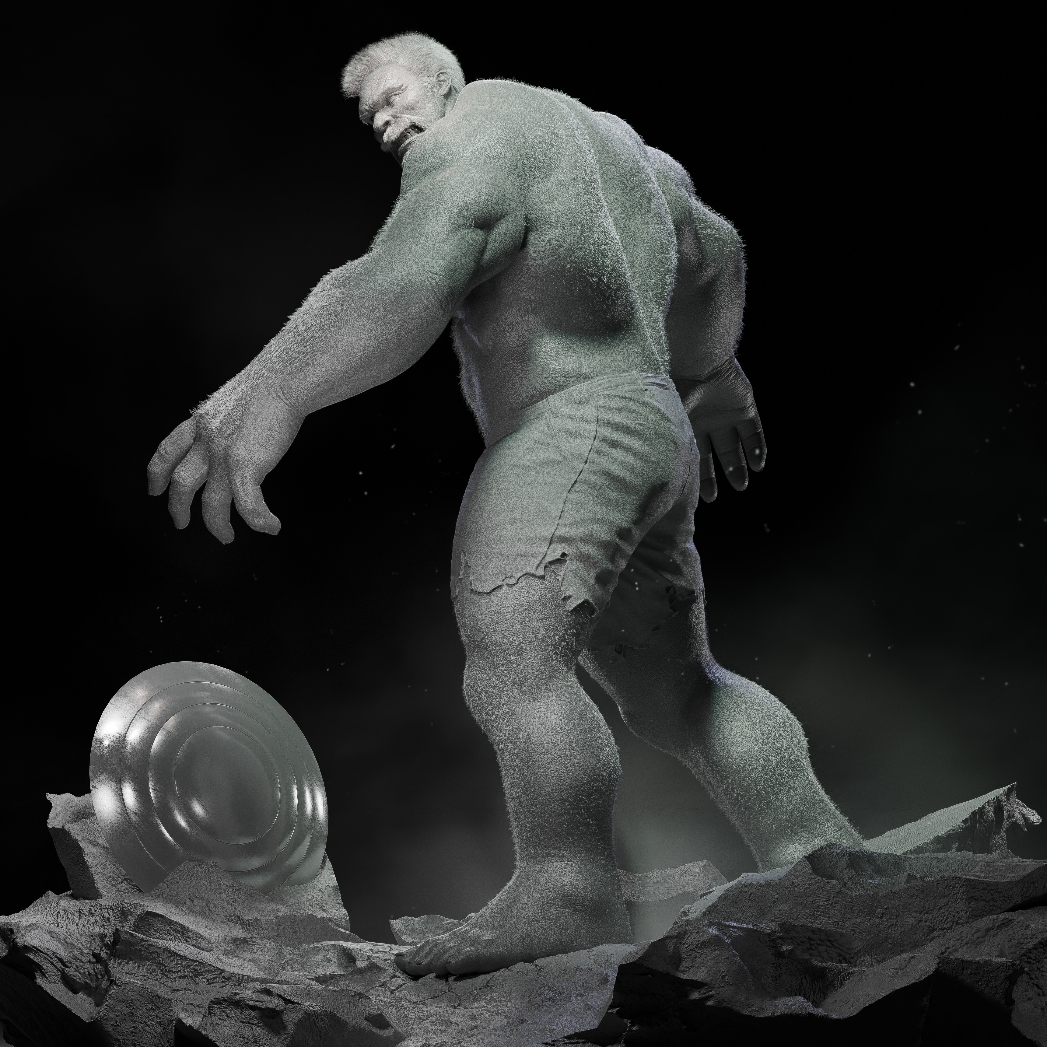 Clay Render