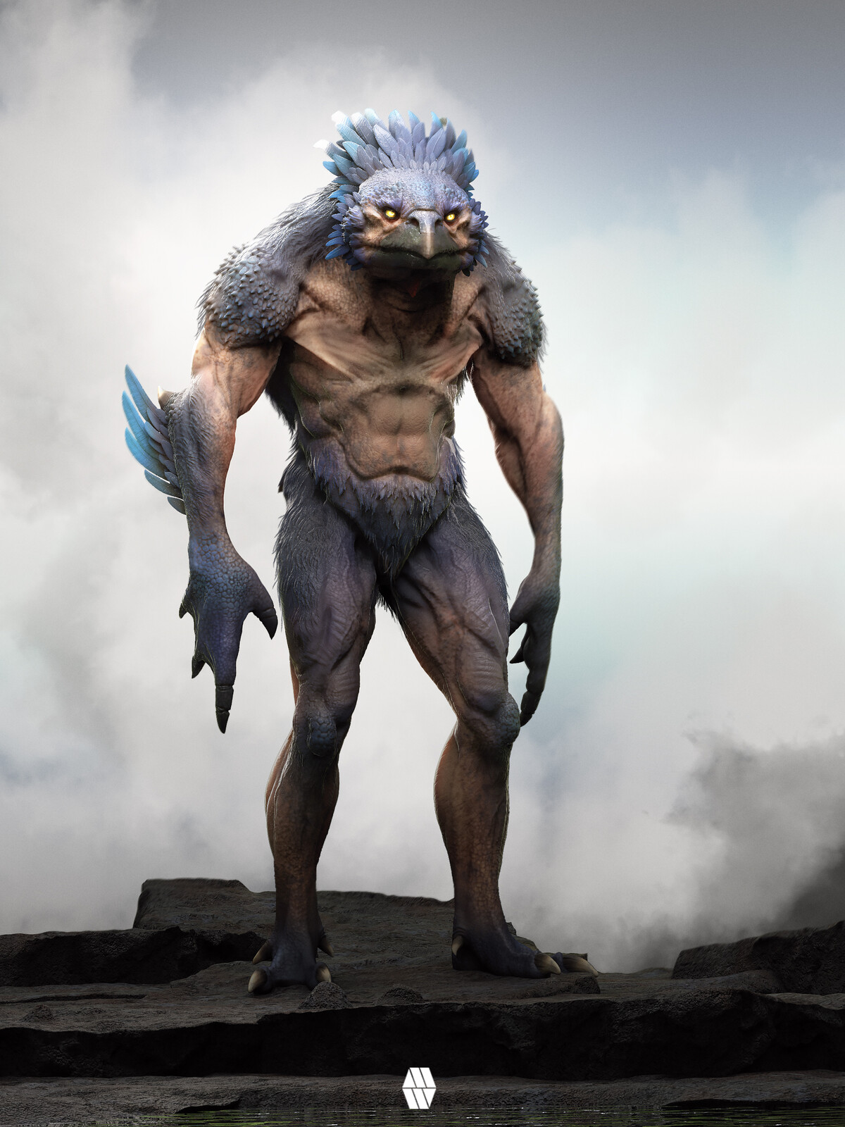 A Creature Emerges - ' Bird-Man' Concept