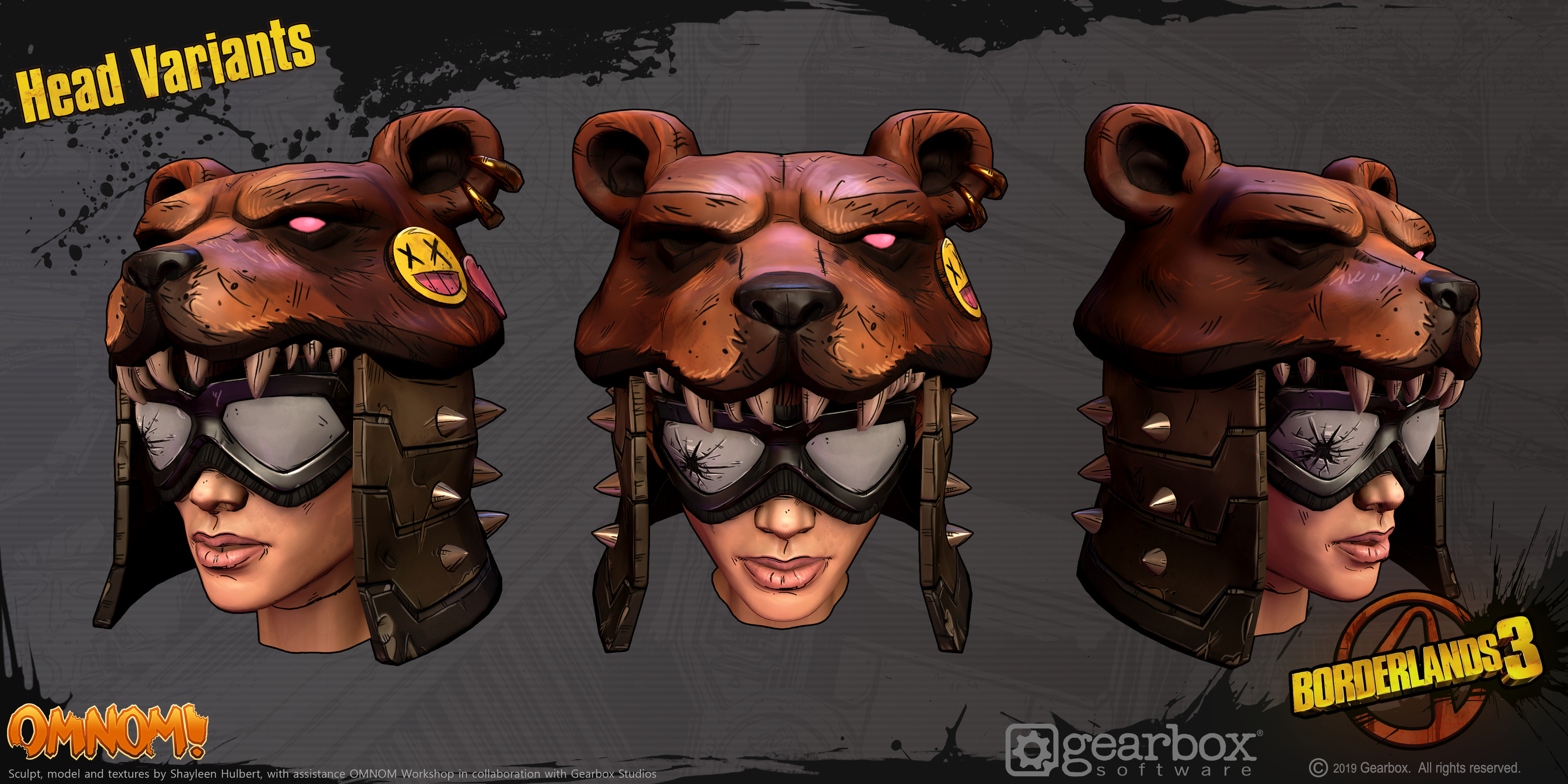 ShayleenHulbertArt - Borderlands 3: Head Variant IRON BARON