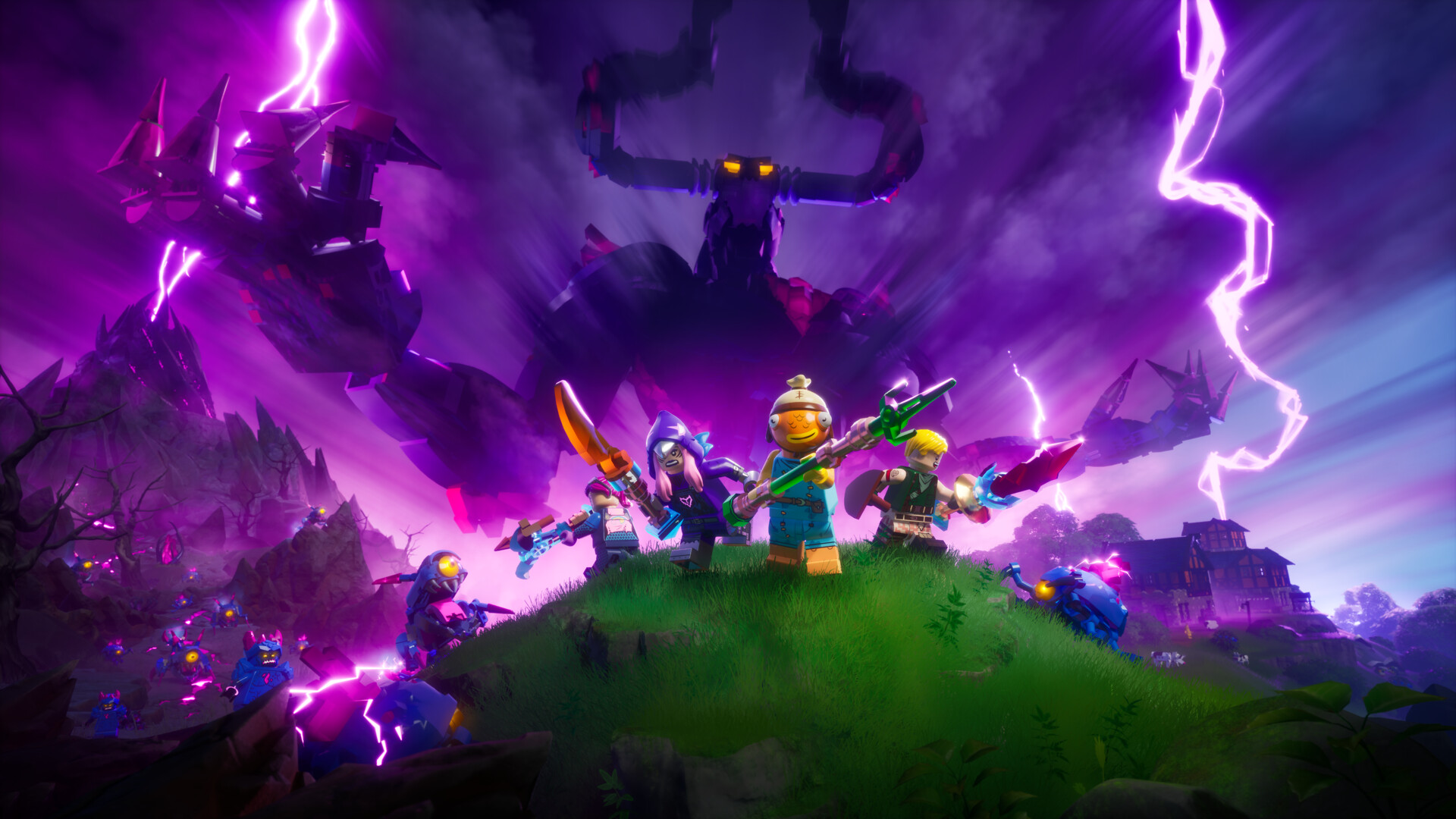 Game Lego Fortnite Tilted Towers ArtStation LEGO Fortnite Odyssey