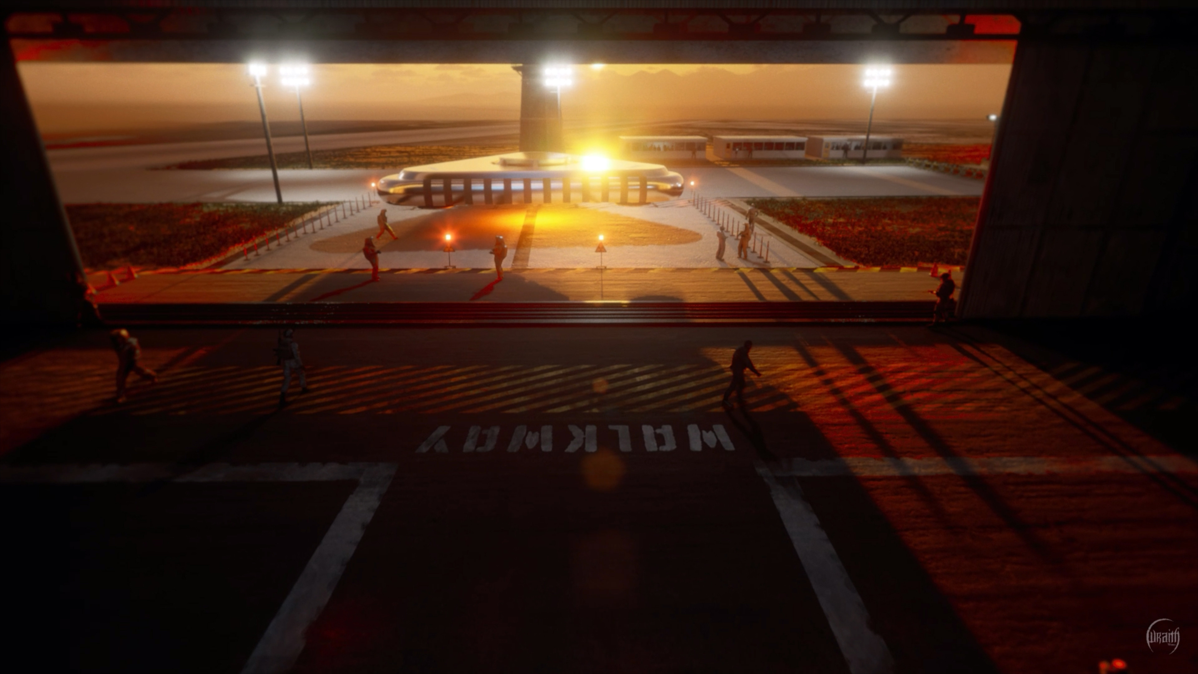 TR-3B Scene created in Unreal