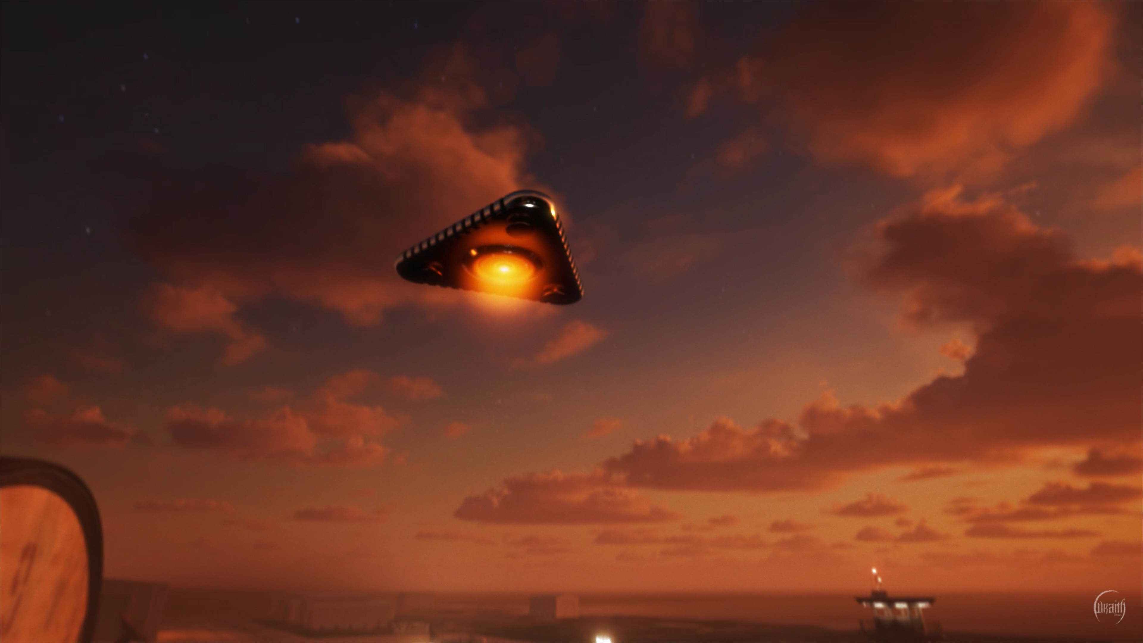 TR-3B Scene created in Unreal