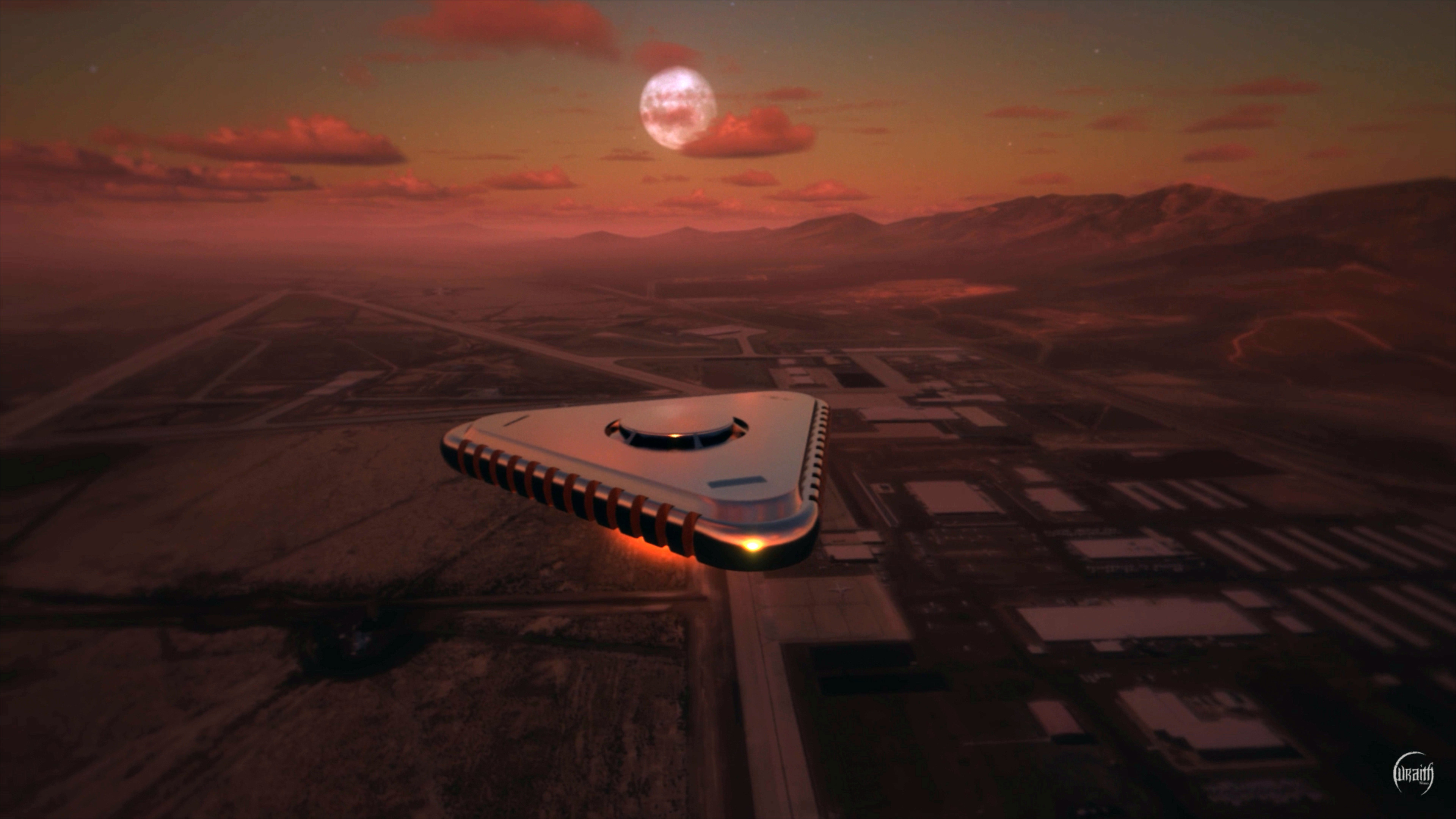 TR-3B Scene created in Unreal