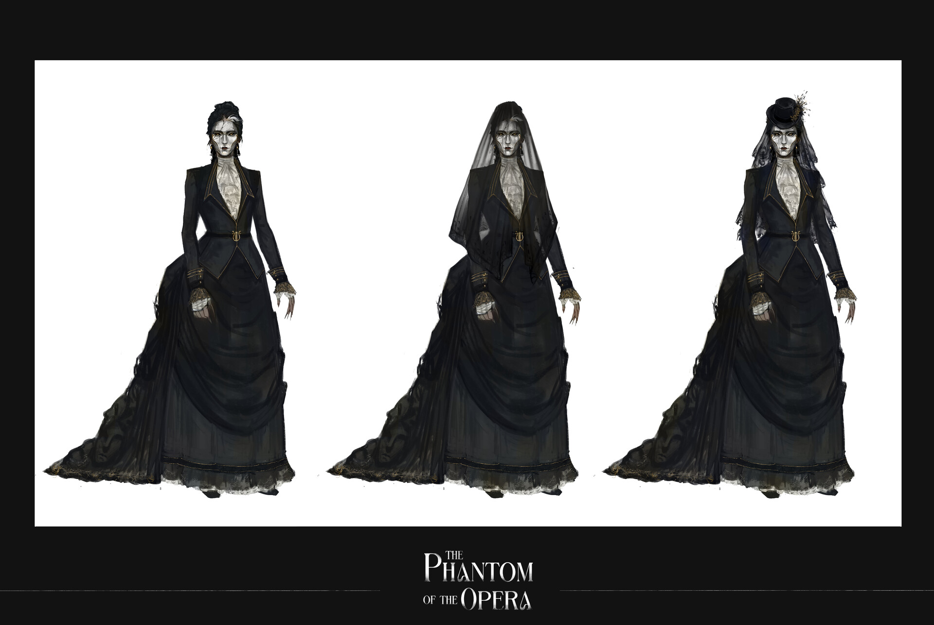 ArtStation - Female Phantom of the Opera, image size:1920x1285