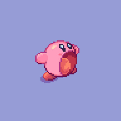 Kirby Pixel Art 16x16