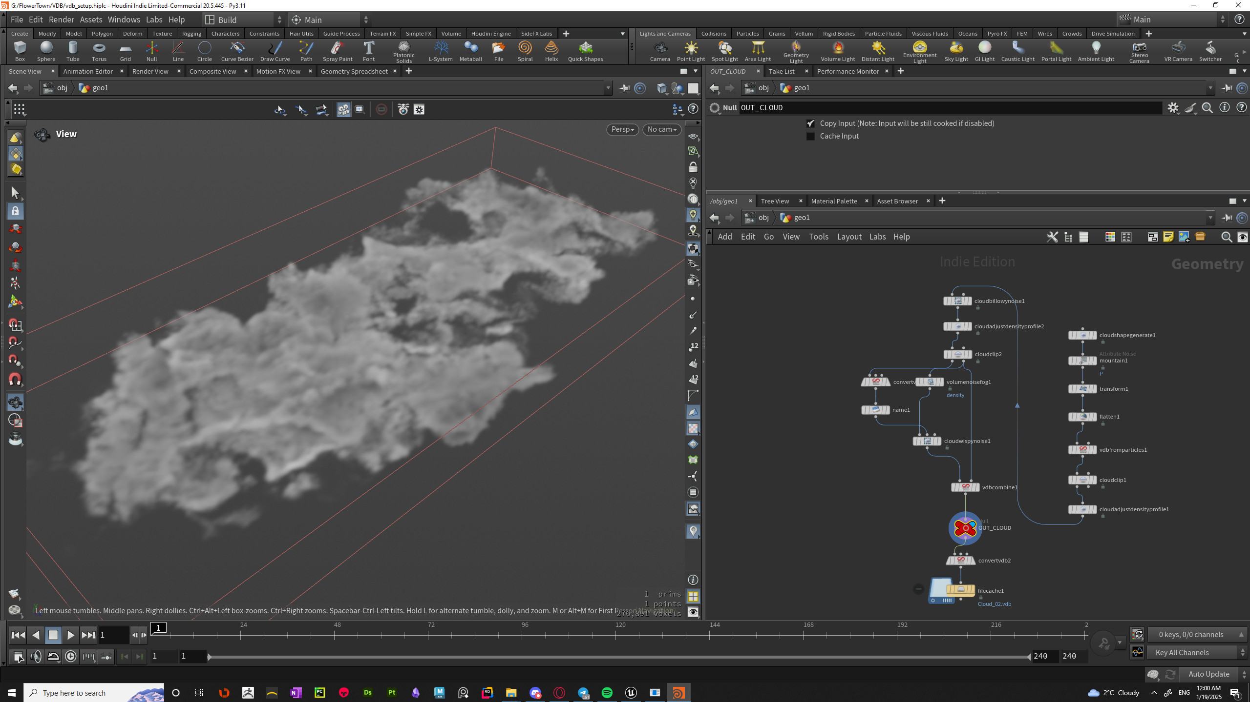 Houdini setup