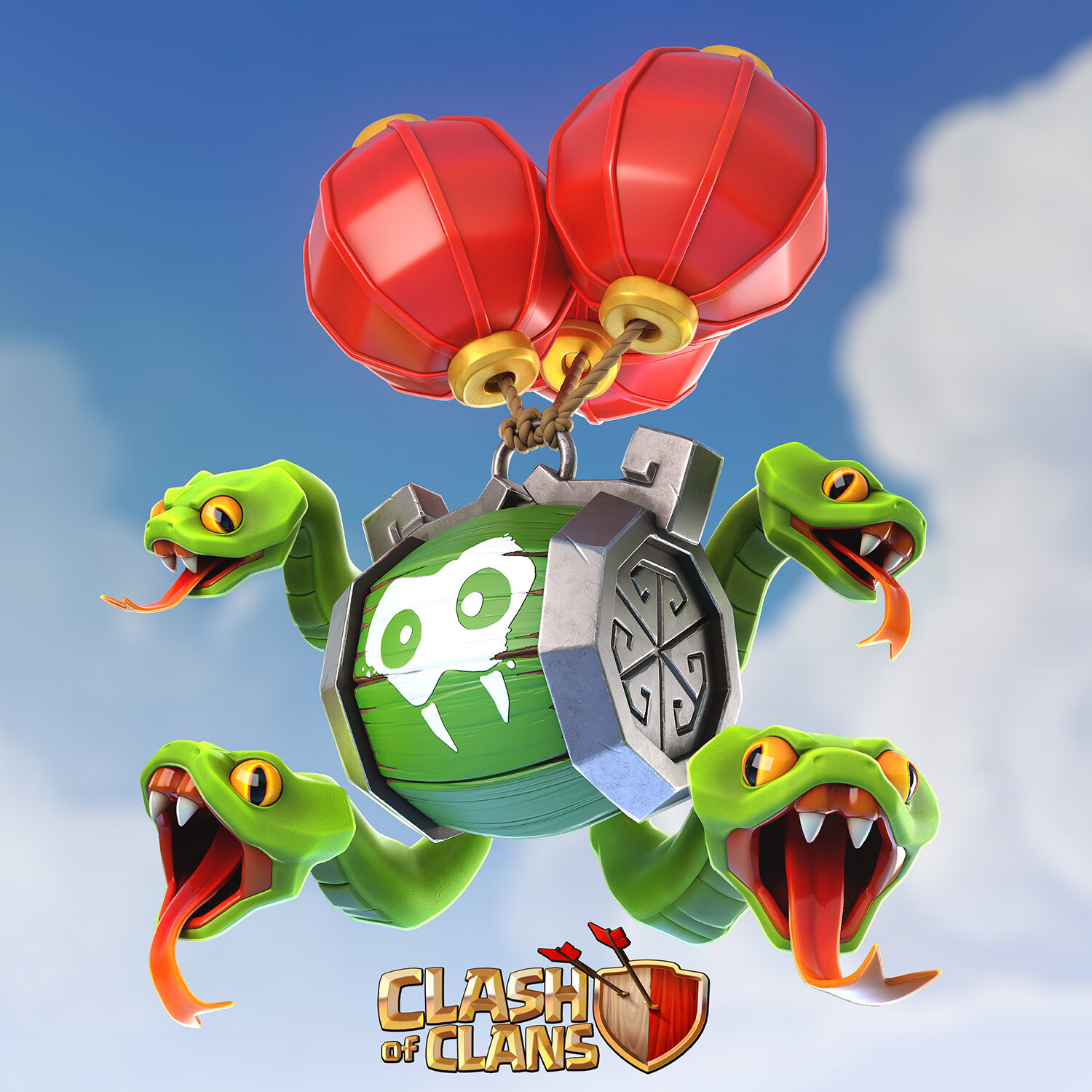 Snake Barrel - Clash of Clans 