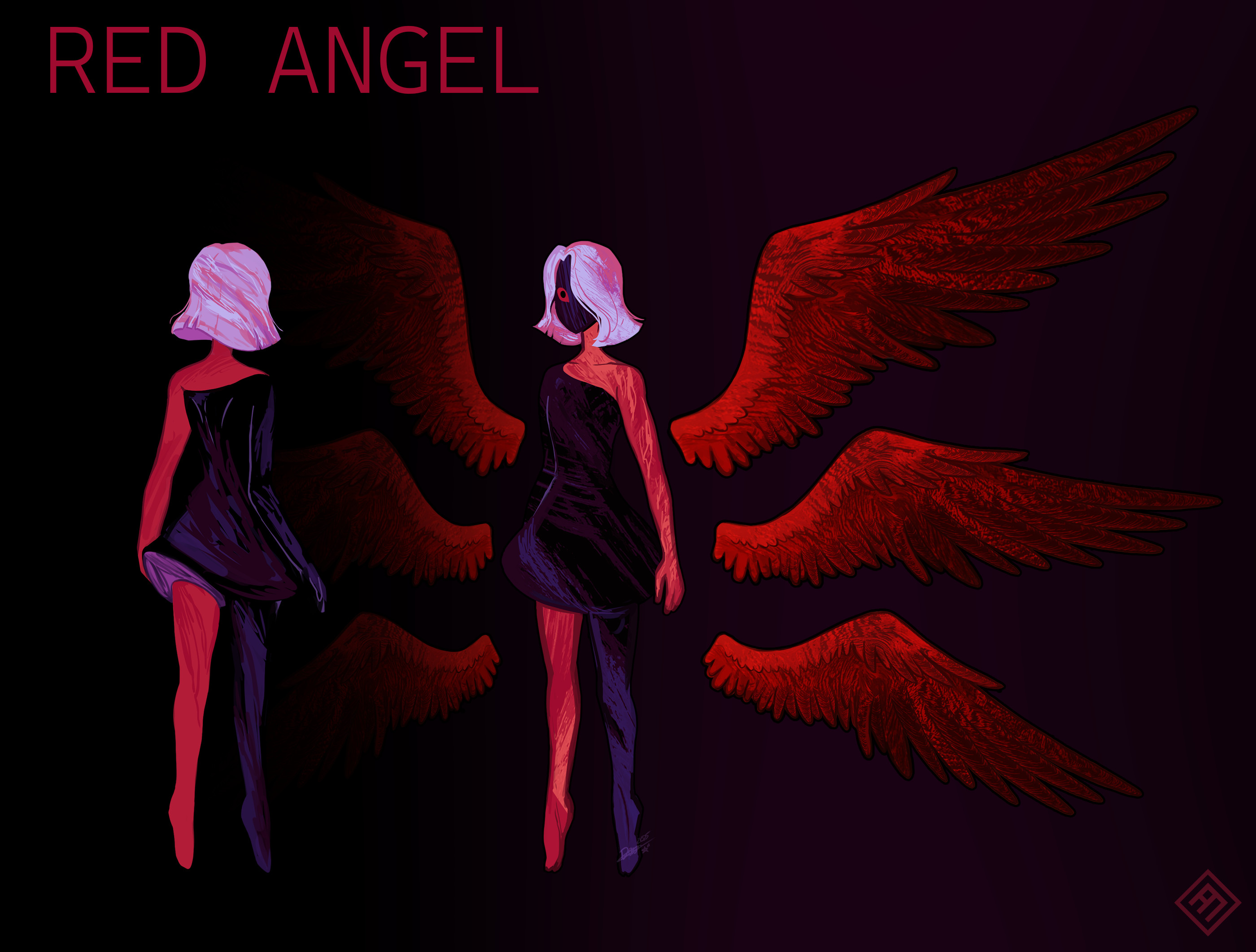 Isolated character design