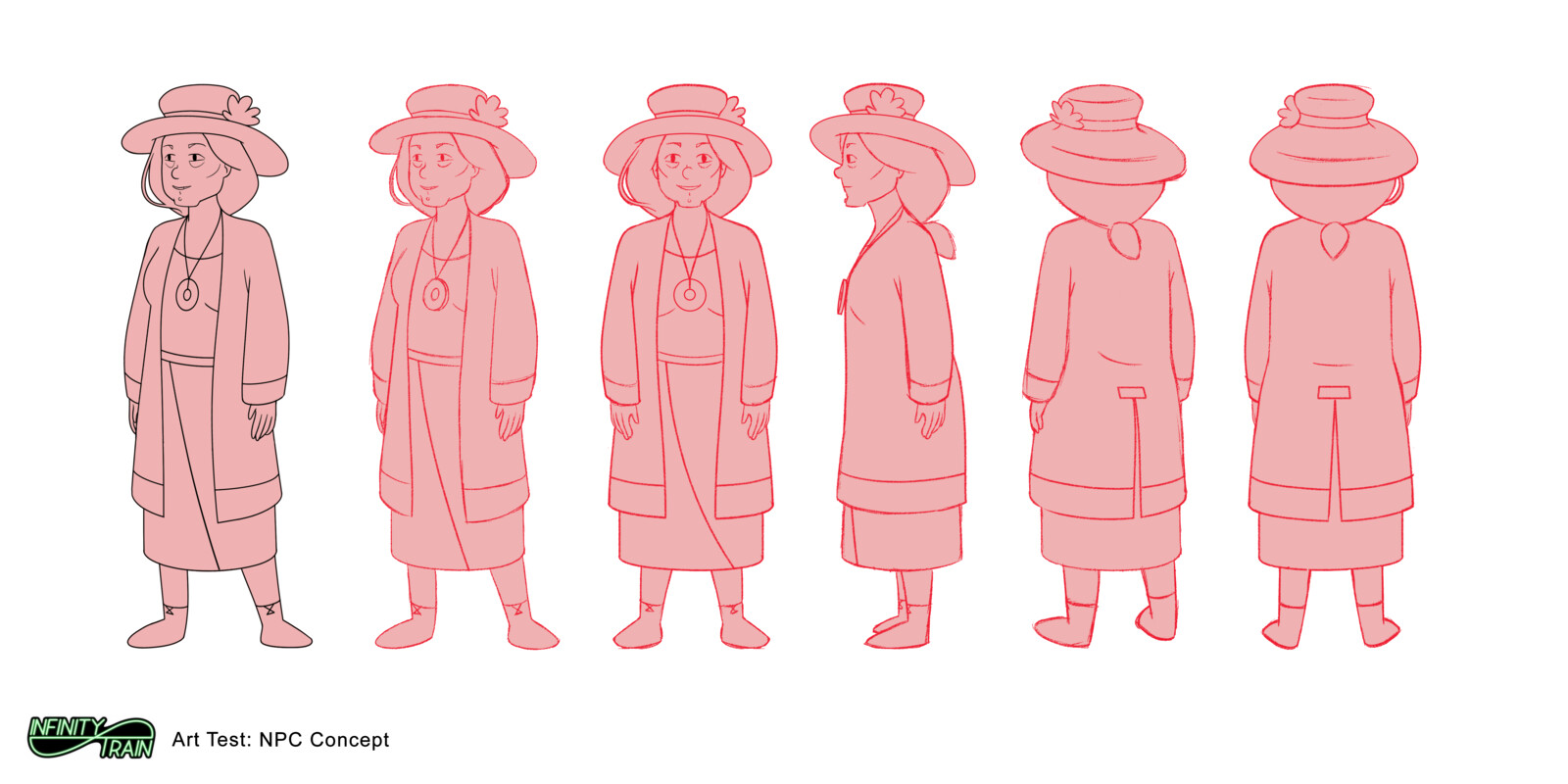 Infinity Train Art Test: NPC
