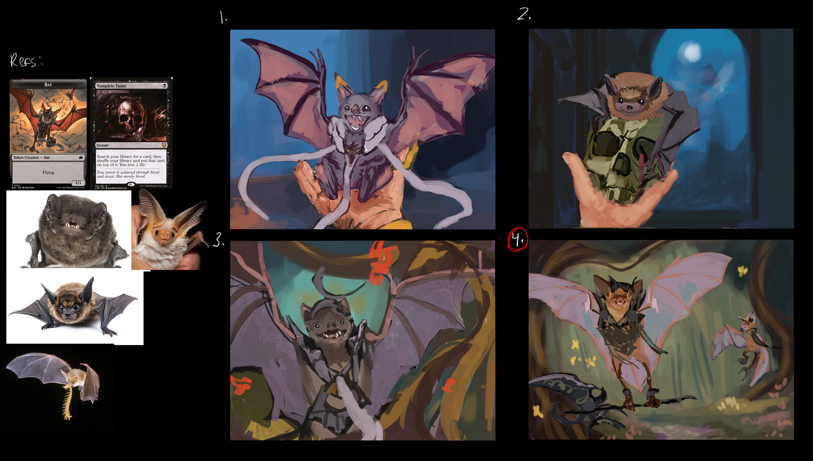 Thumbnails and references 
