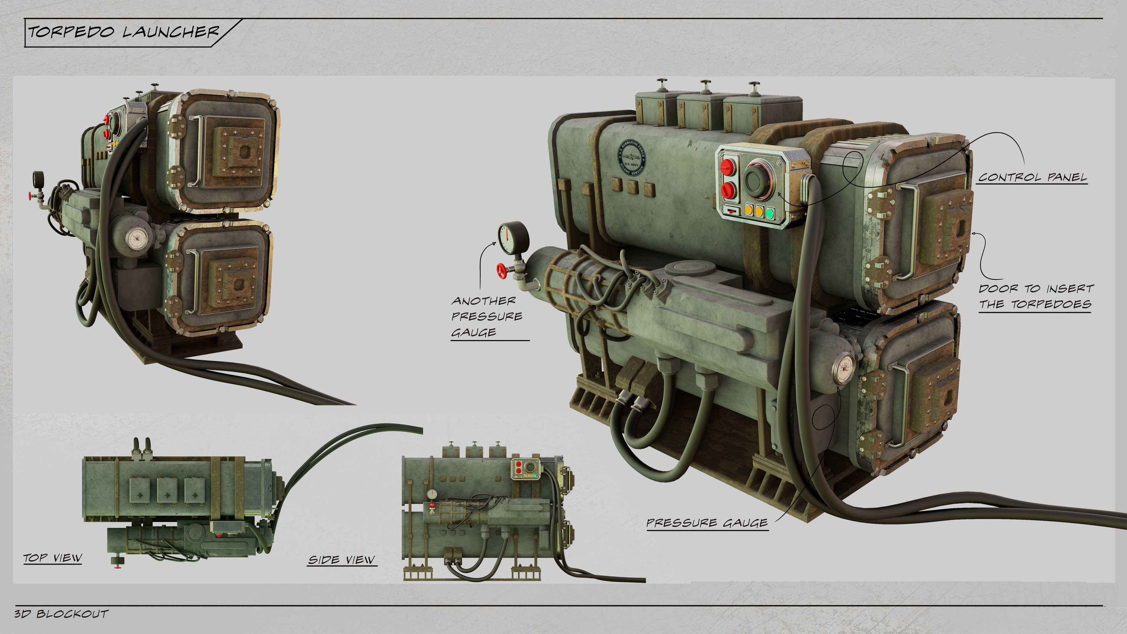 Torpedo launcher design