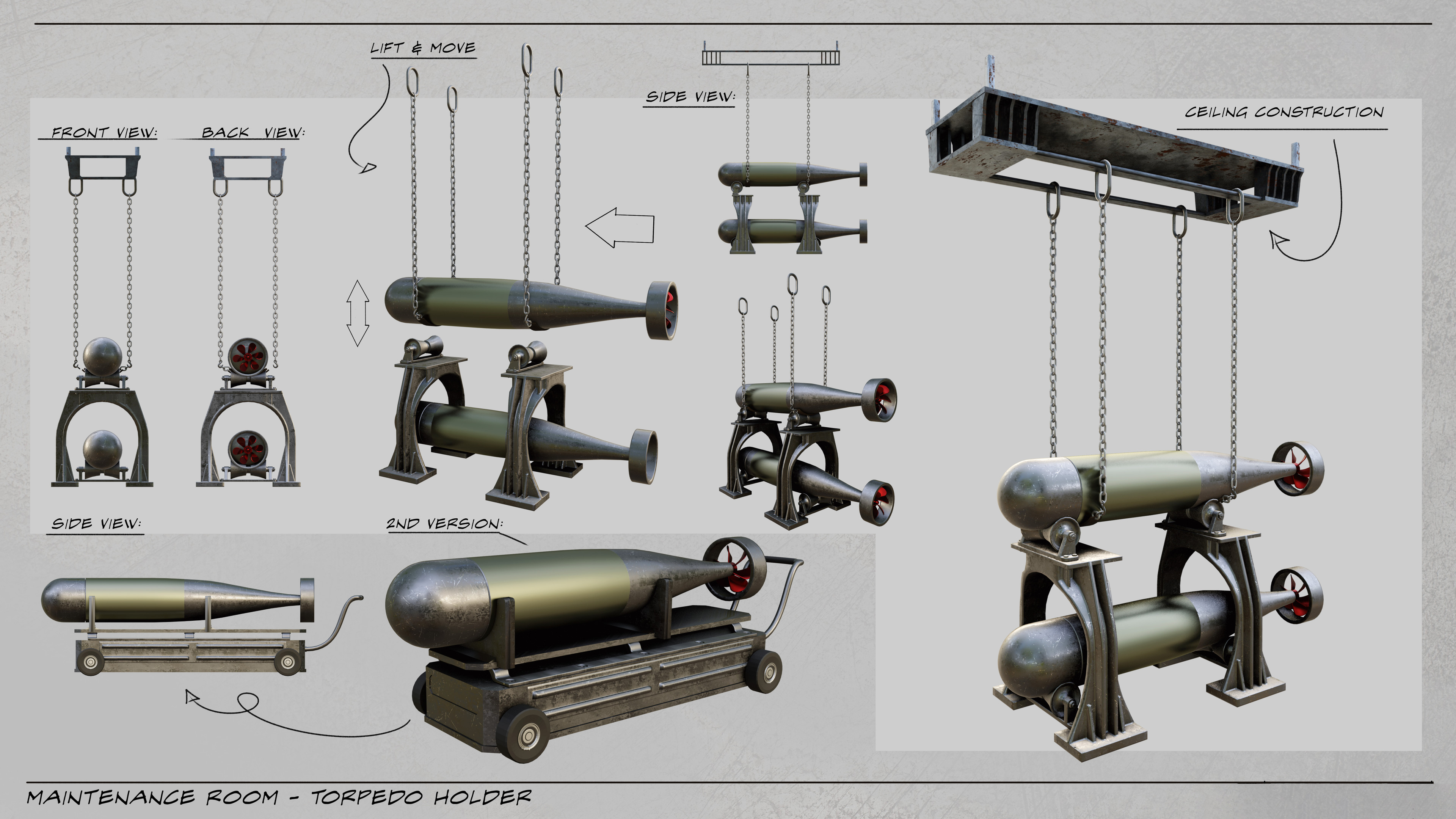 Torpedo prop design