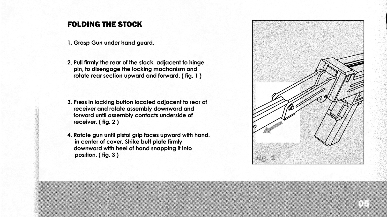 - FOLDING STOCK01 -