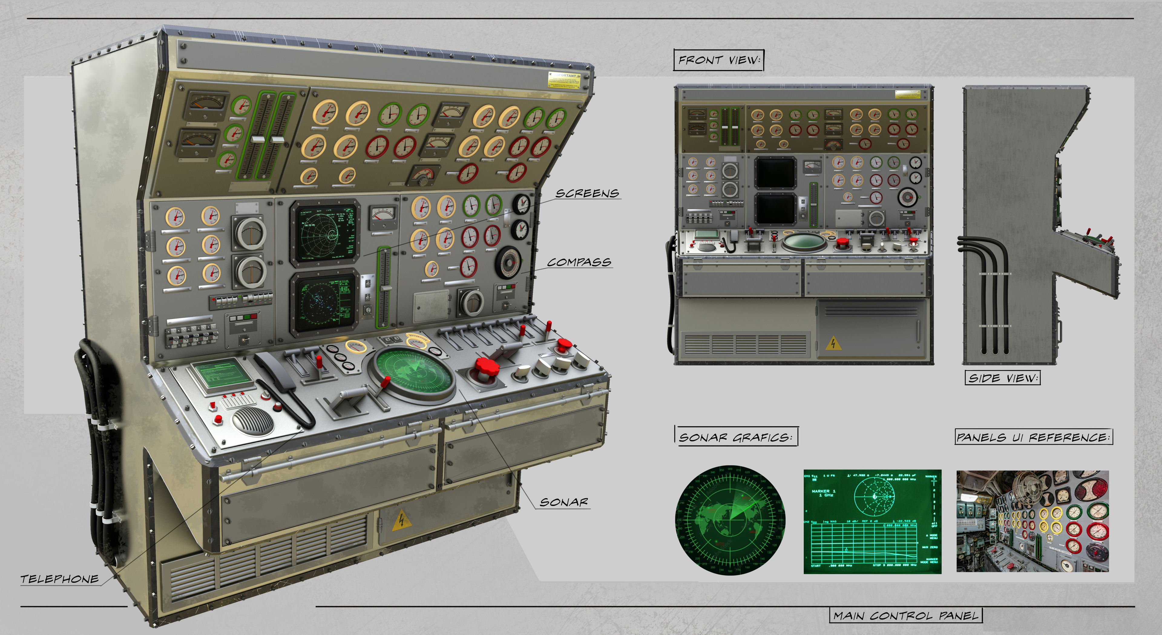 Main control panel