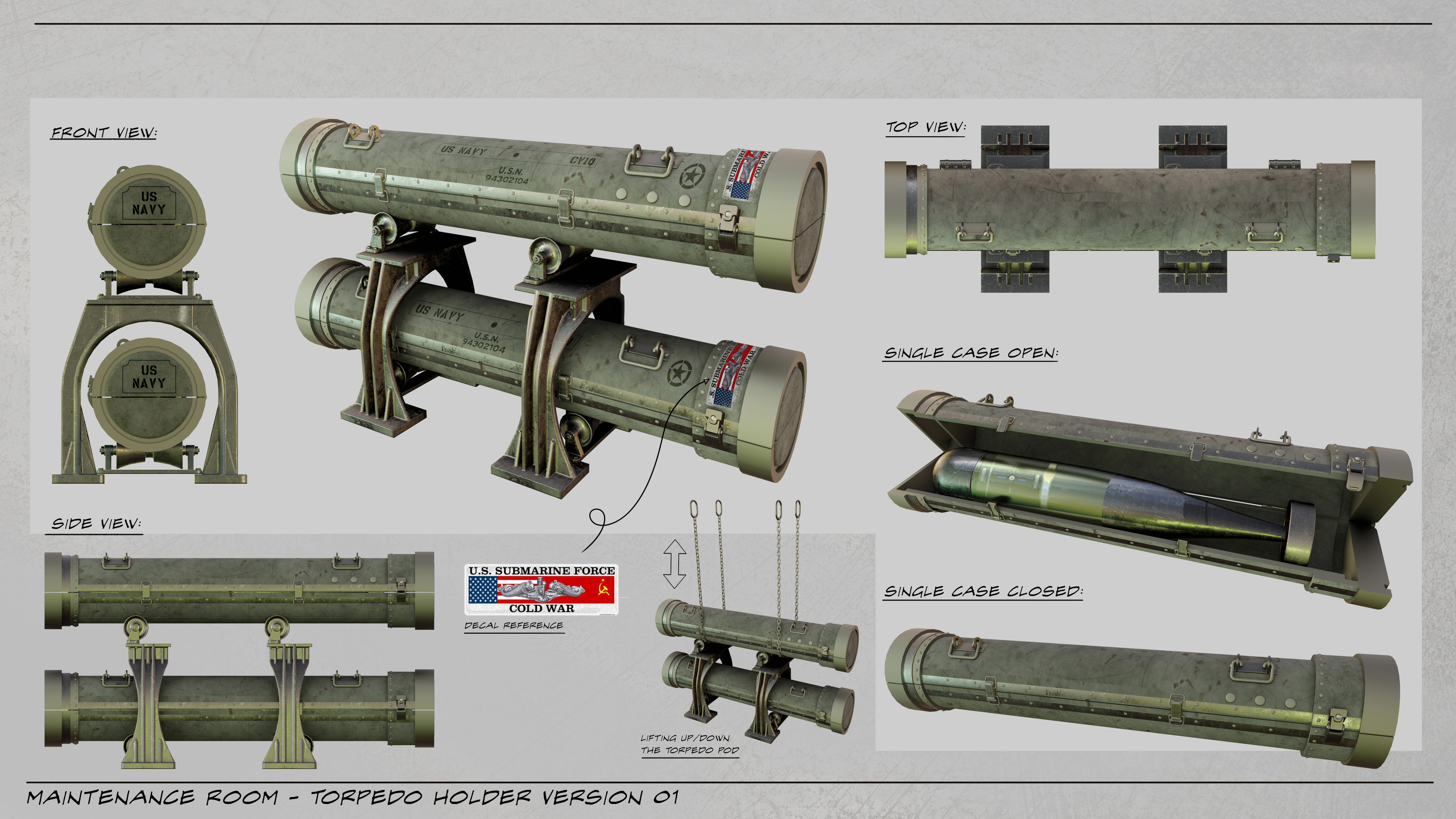 Torpedo container design