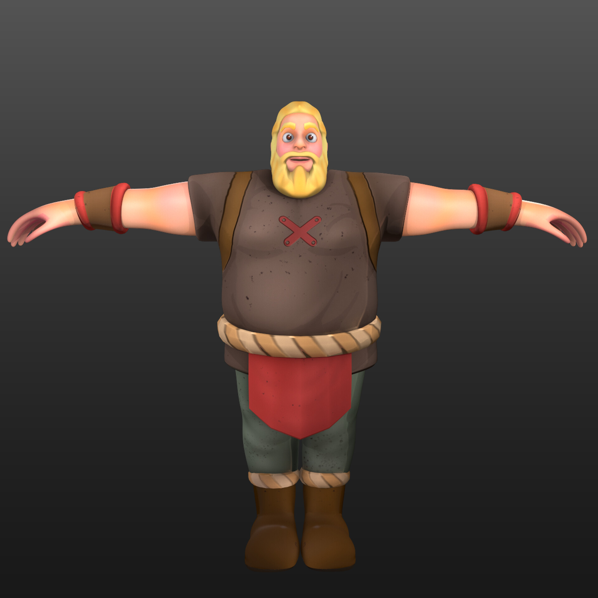 ArtStation - BUILDER ( mobile game character )