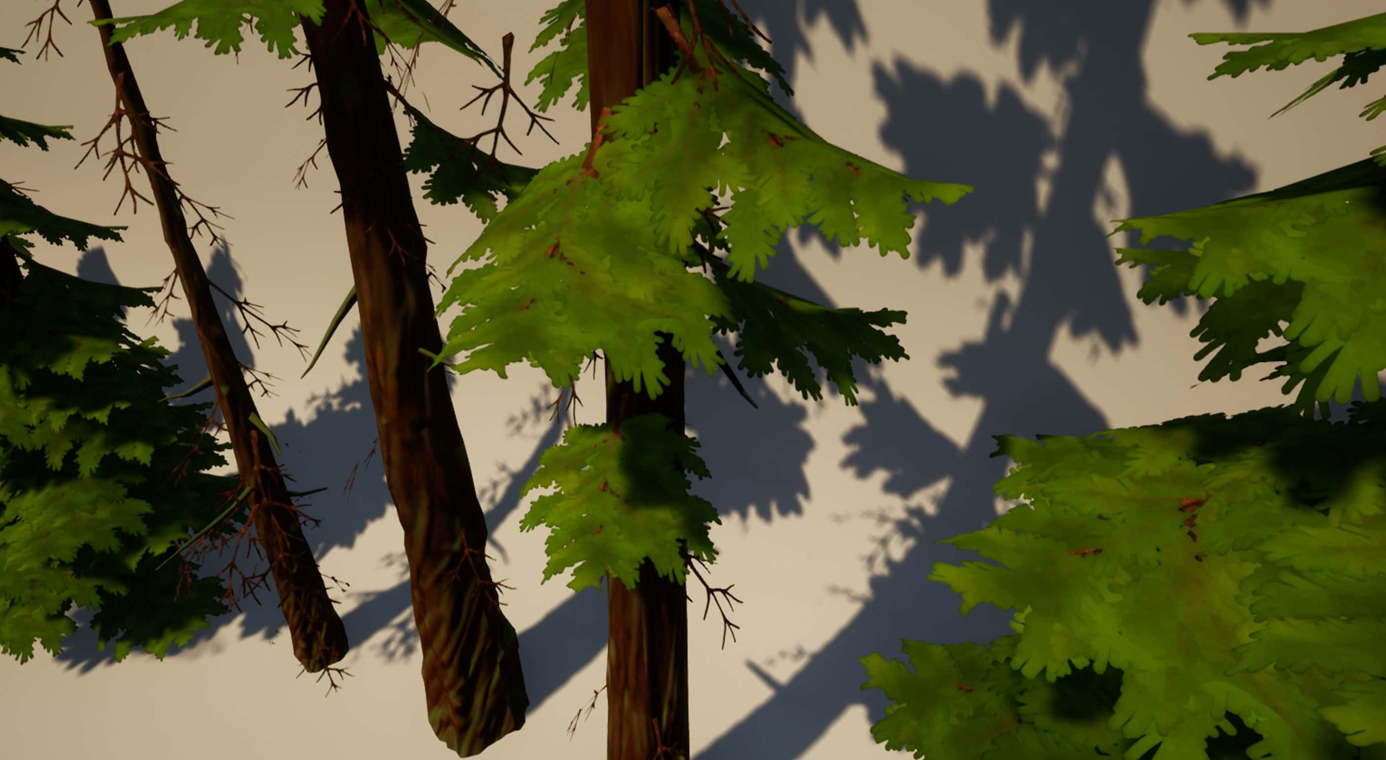 Trees closeup