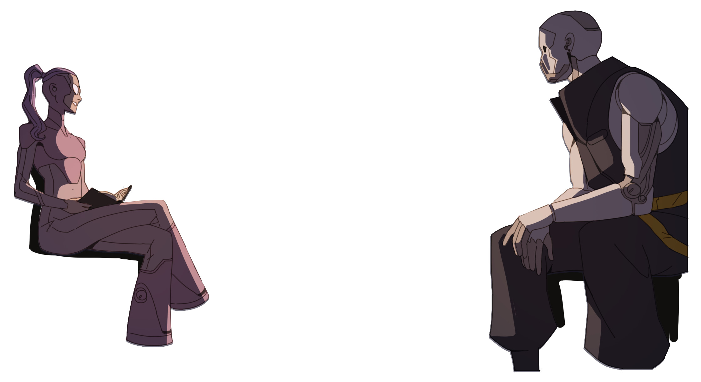 drawn in "cels" for scenes of the project, unused