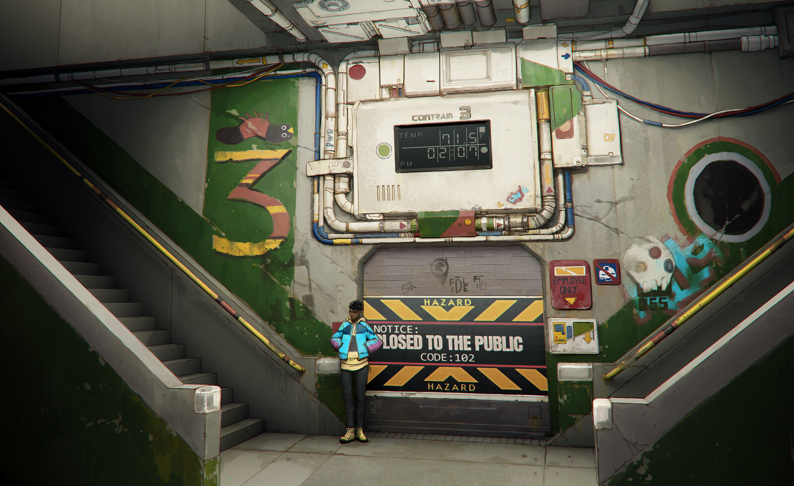 Monorail stations