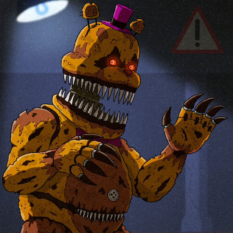 Nightmare Fredbear  - Trading Card