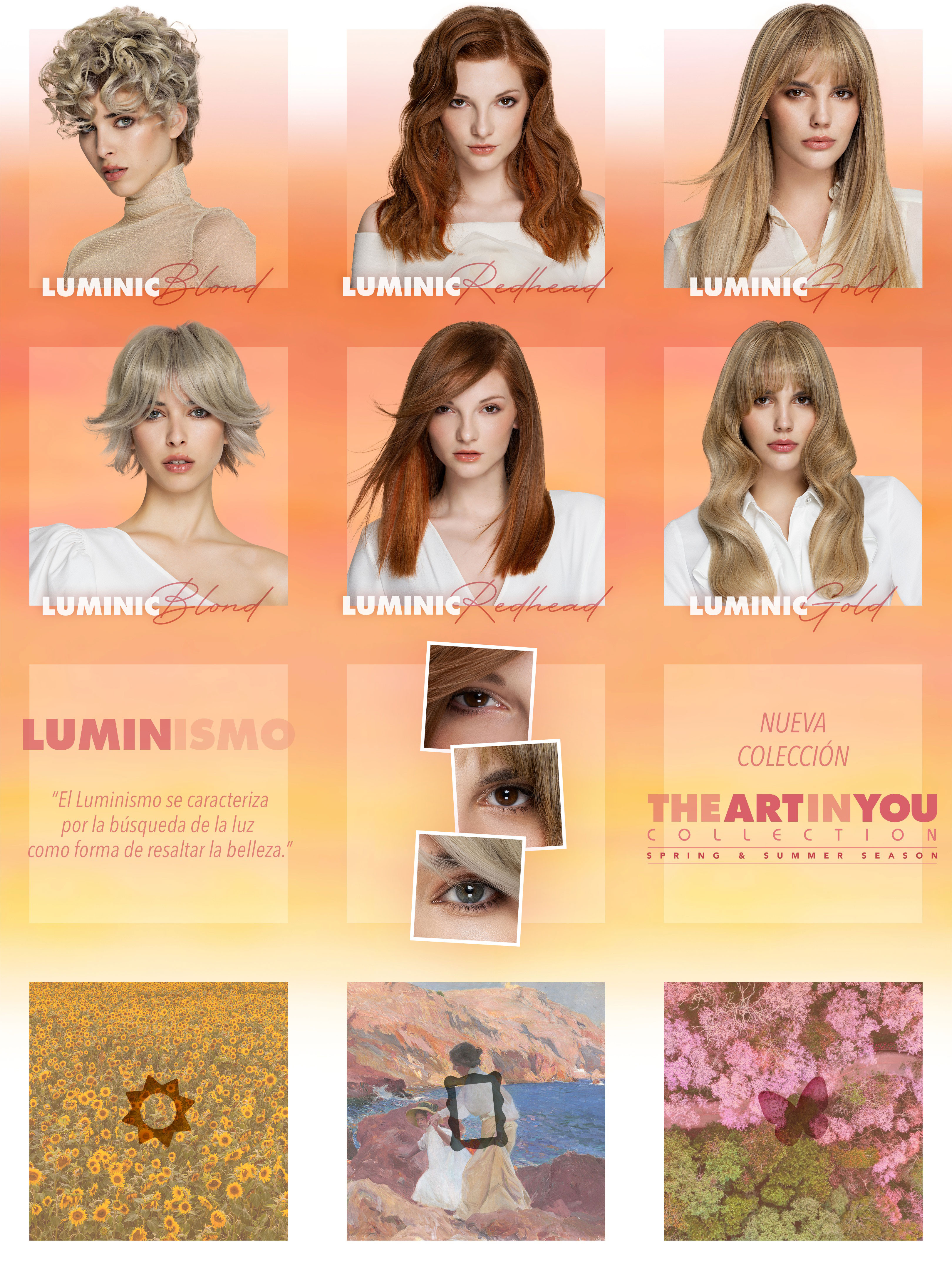 12-post campaign for Nirvel Professional's "The Art In You" Spring &amp; Summer Season Collection
