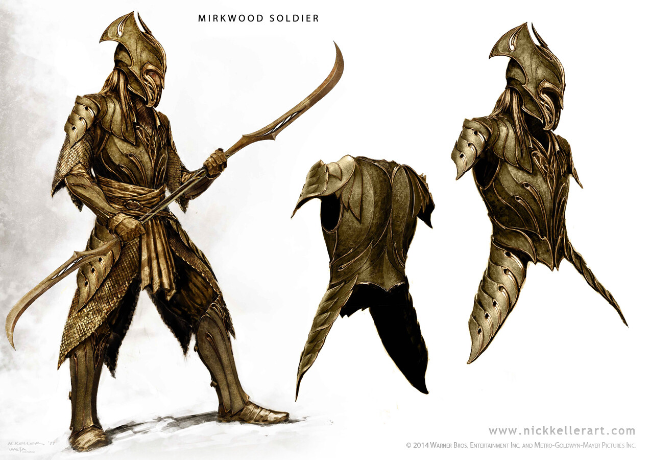 Mirkwood soldier armour concept.