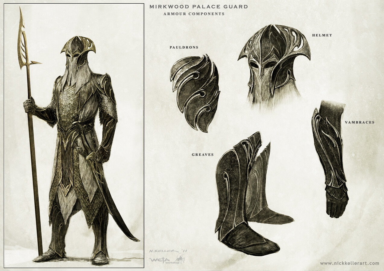 Mirkwood palace guard concept.