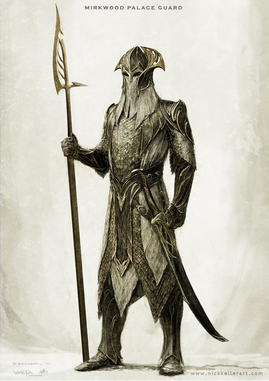 Mirkwood palace guard concept.