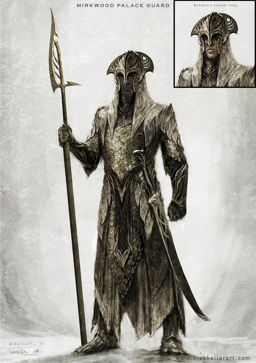 Mirkwood palace guard concept.