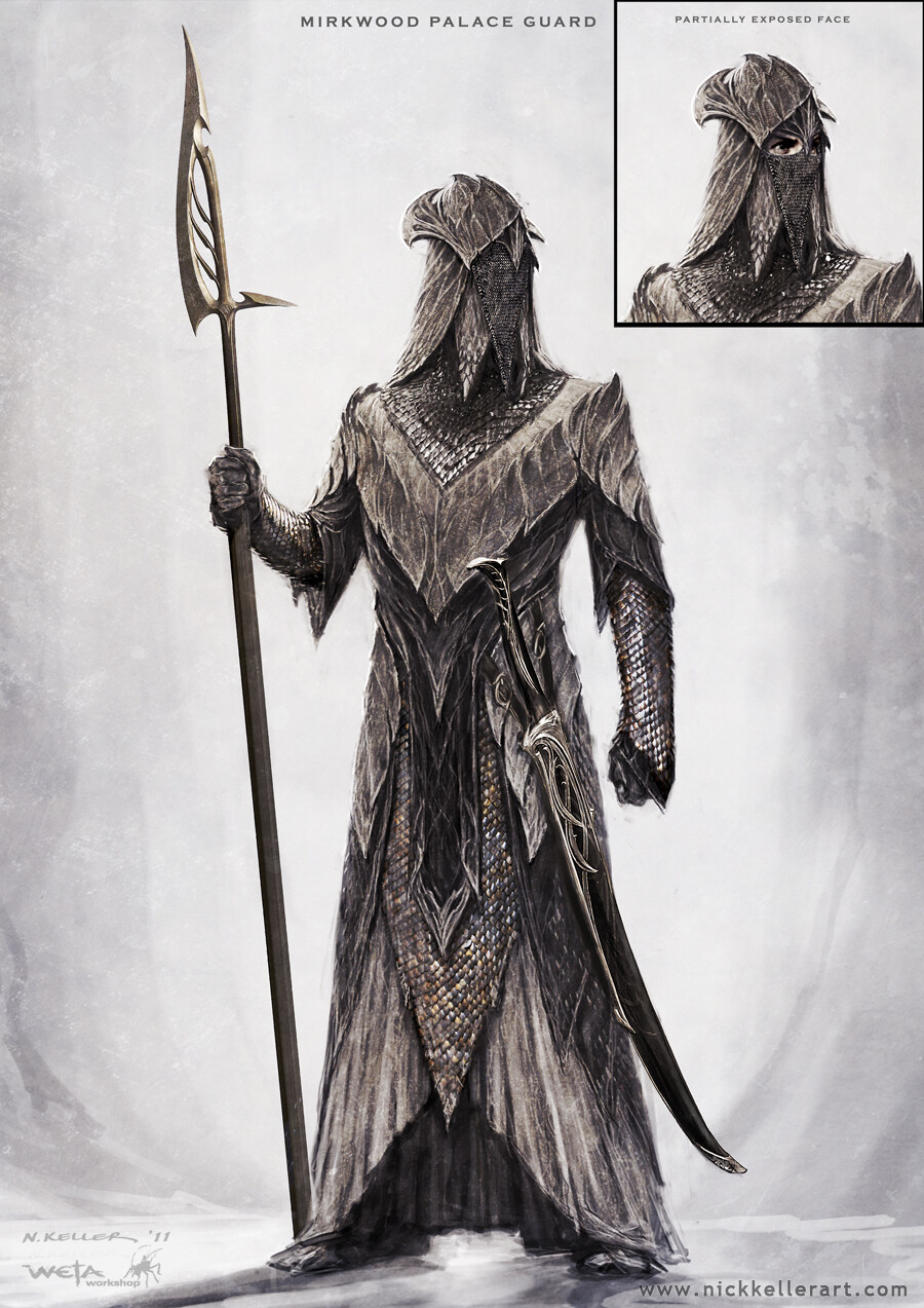 Mirkwood palace guard concept.
