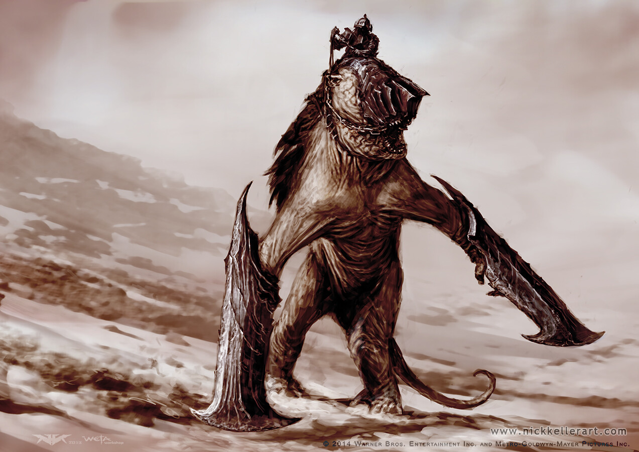 Armoured troll concept.
