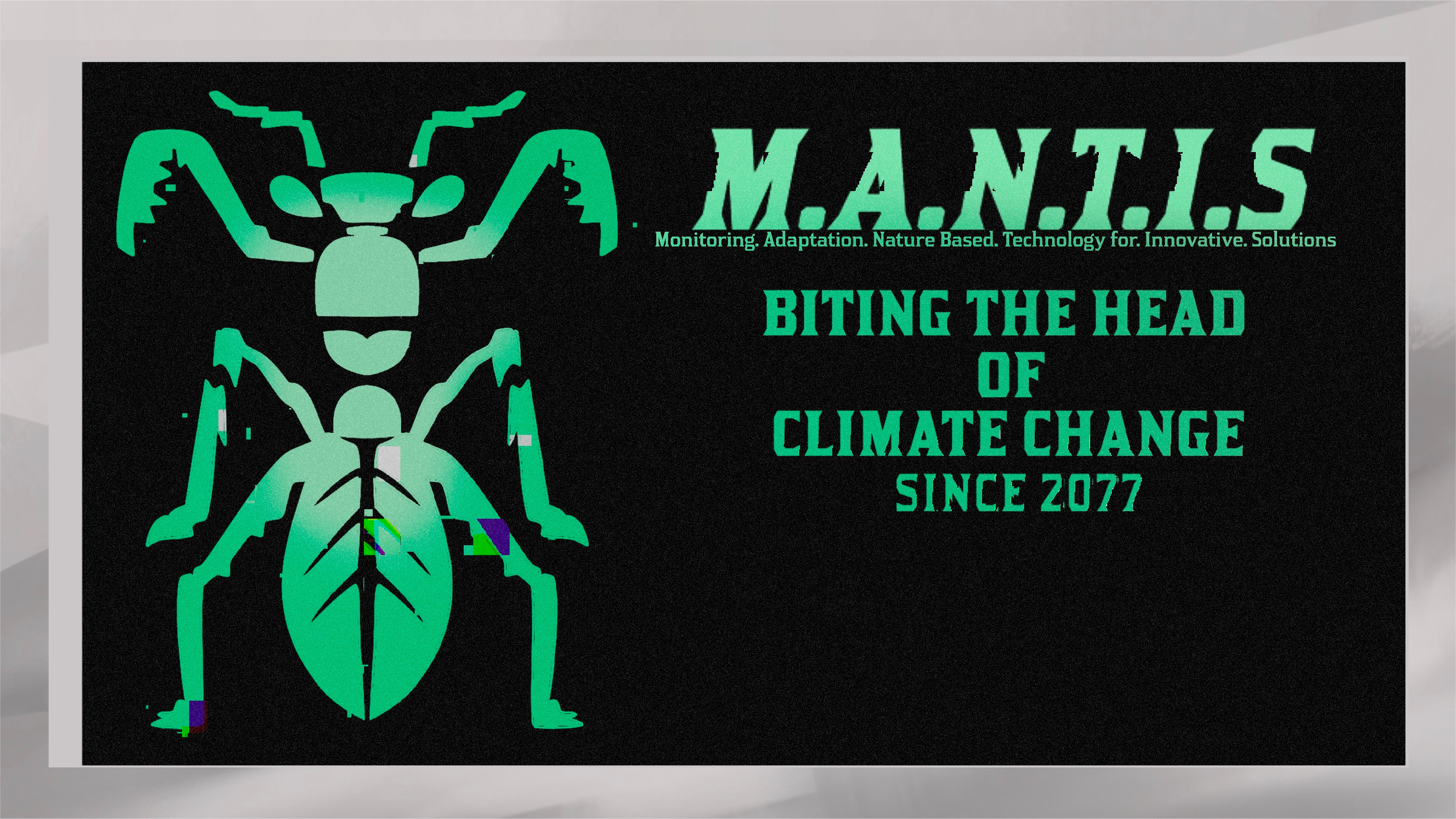 Creating a consistent brand for this universe. A company based around sustainability and innovation based upon the environment. This group fight to retain mother natures beauty whilst also surviving this harsh new world humans have created for themselves.