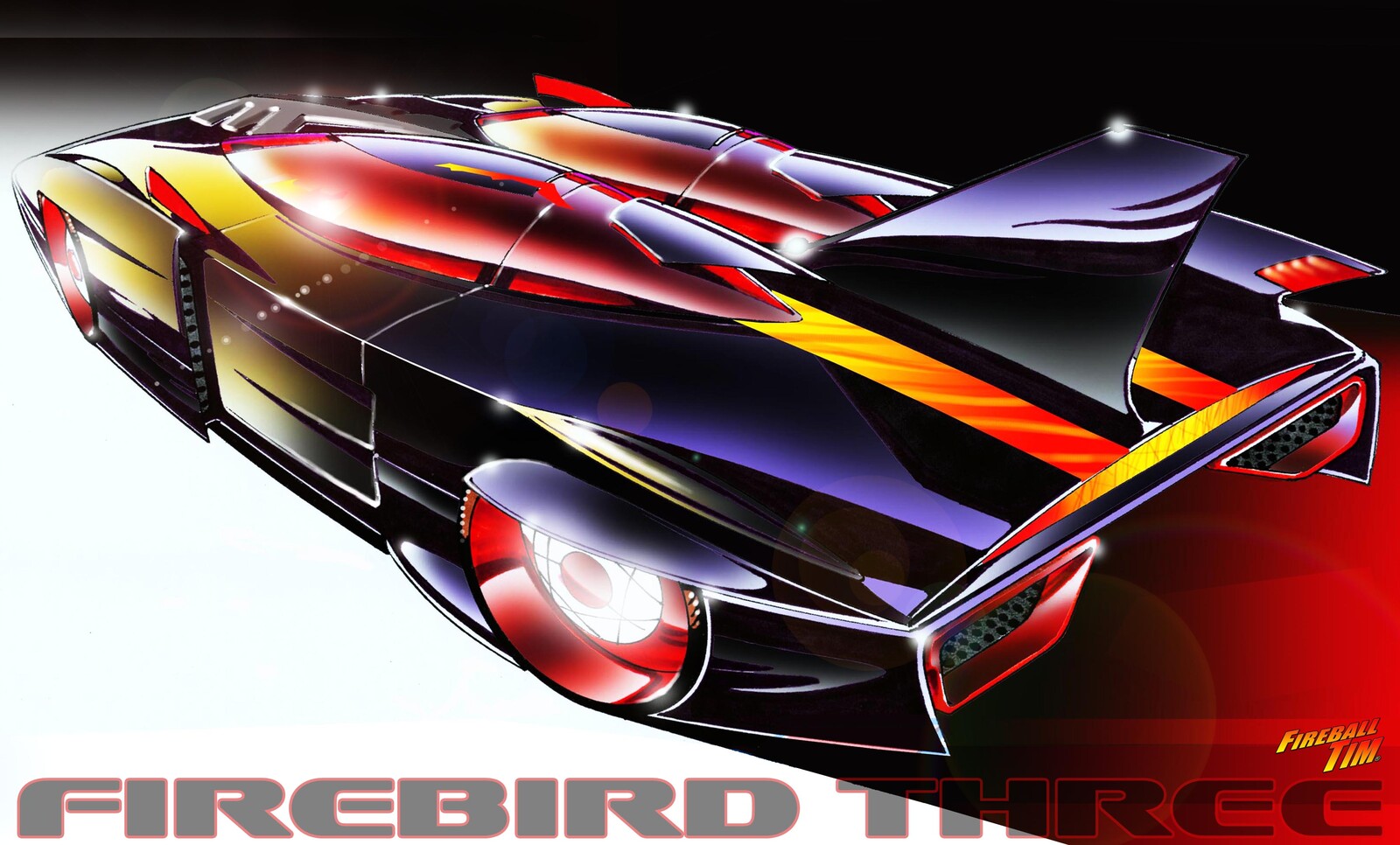 GM Motorama Firebird 3 Concept by Fireball Tim