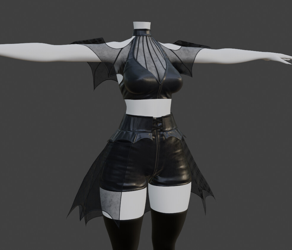ArtStation - Bat Set (Commissioned Model)