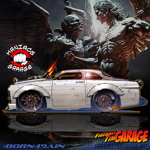 Born49ain Concept Art for Maniacs Garage