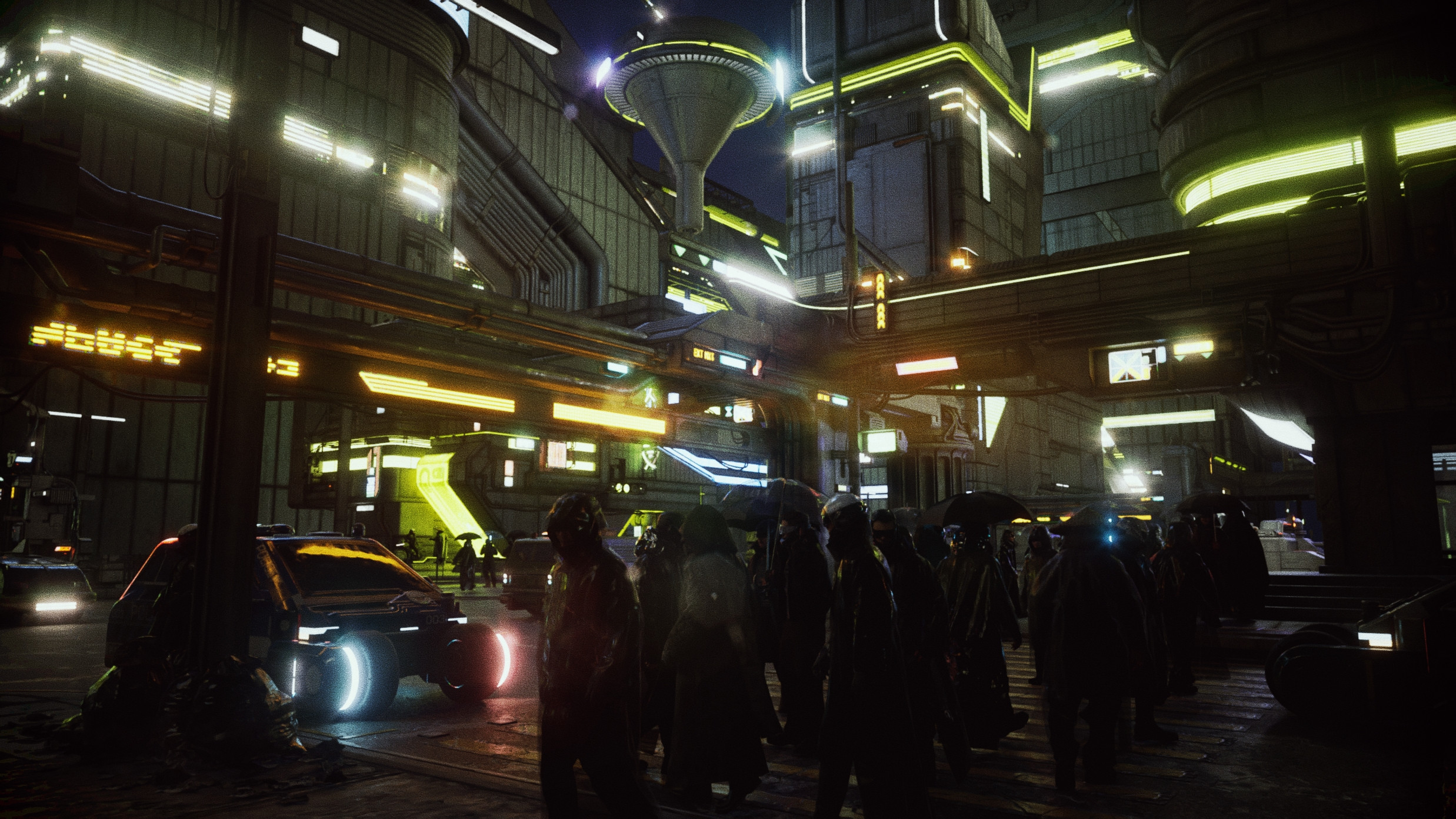 Scouting Shot with Crowds