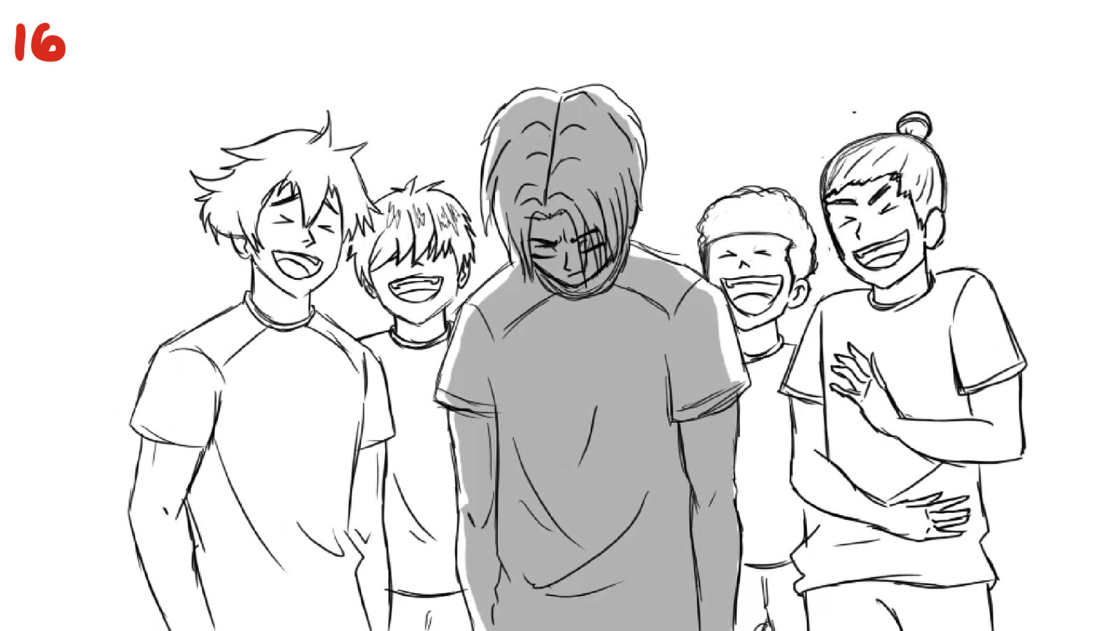 less detailed storyboard 