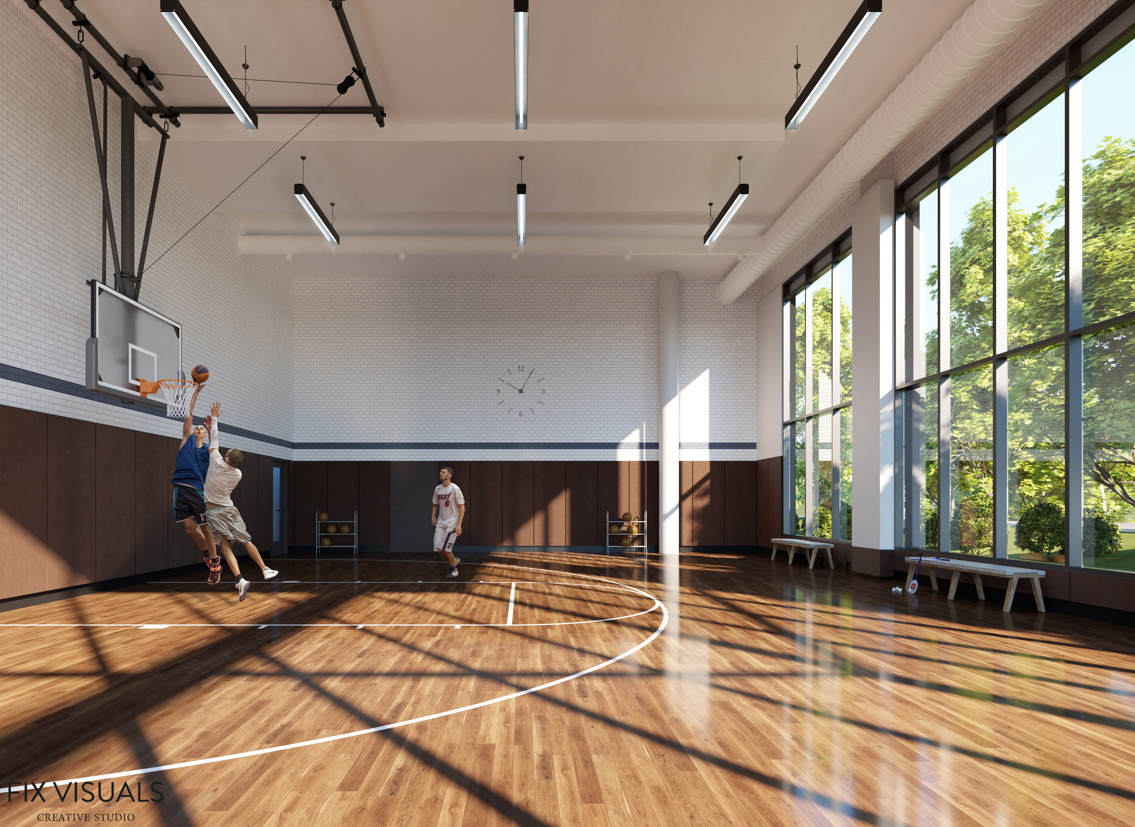 Amenity Basketball Hall