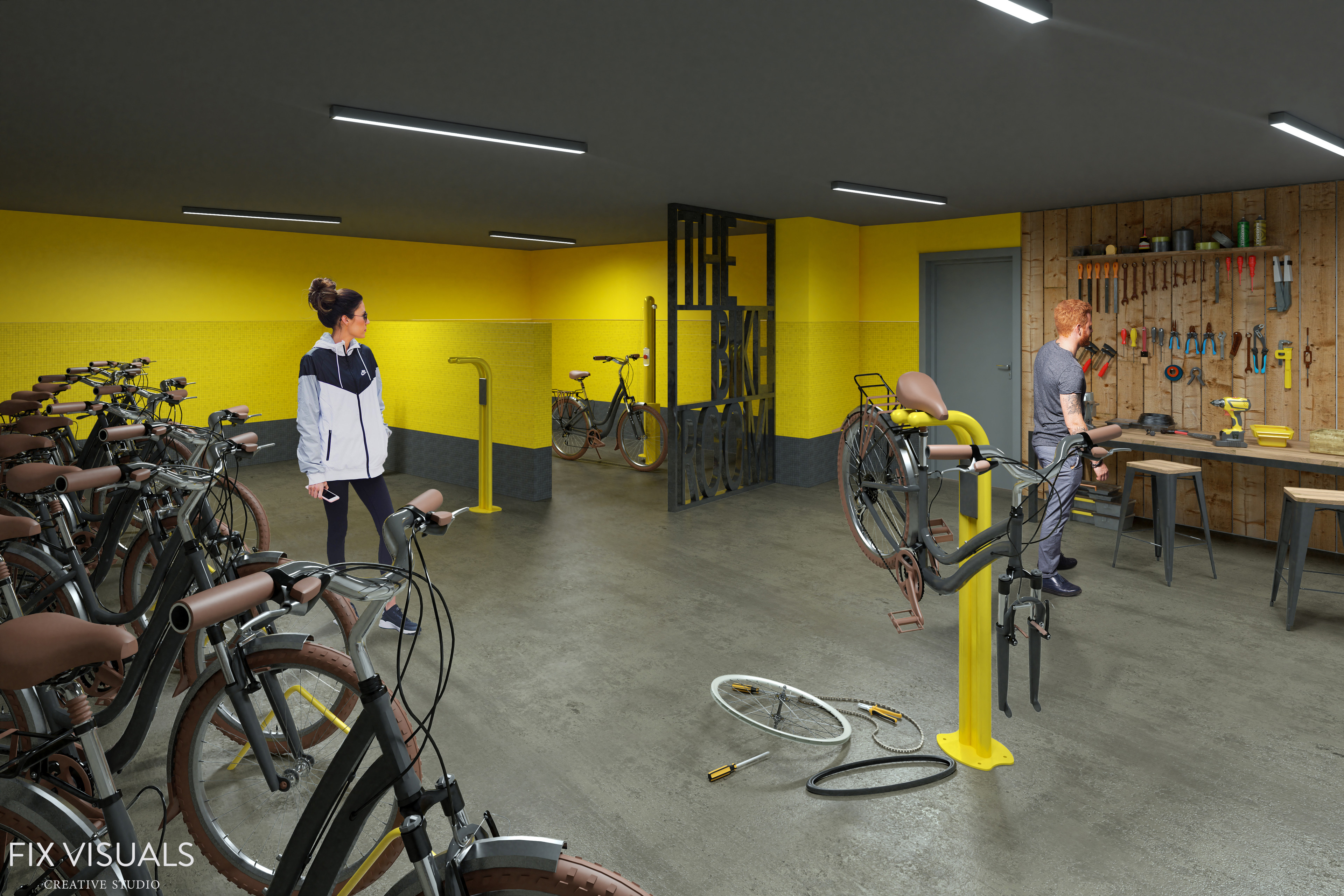 Amenity Bike Repair Room