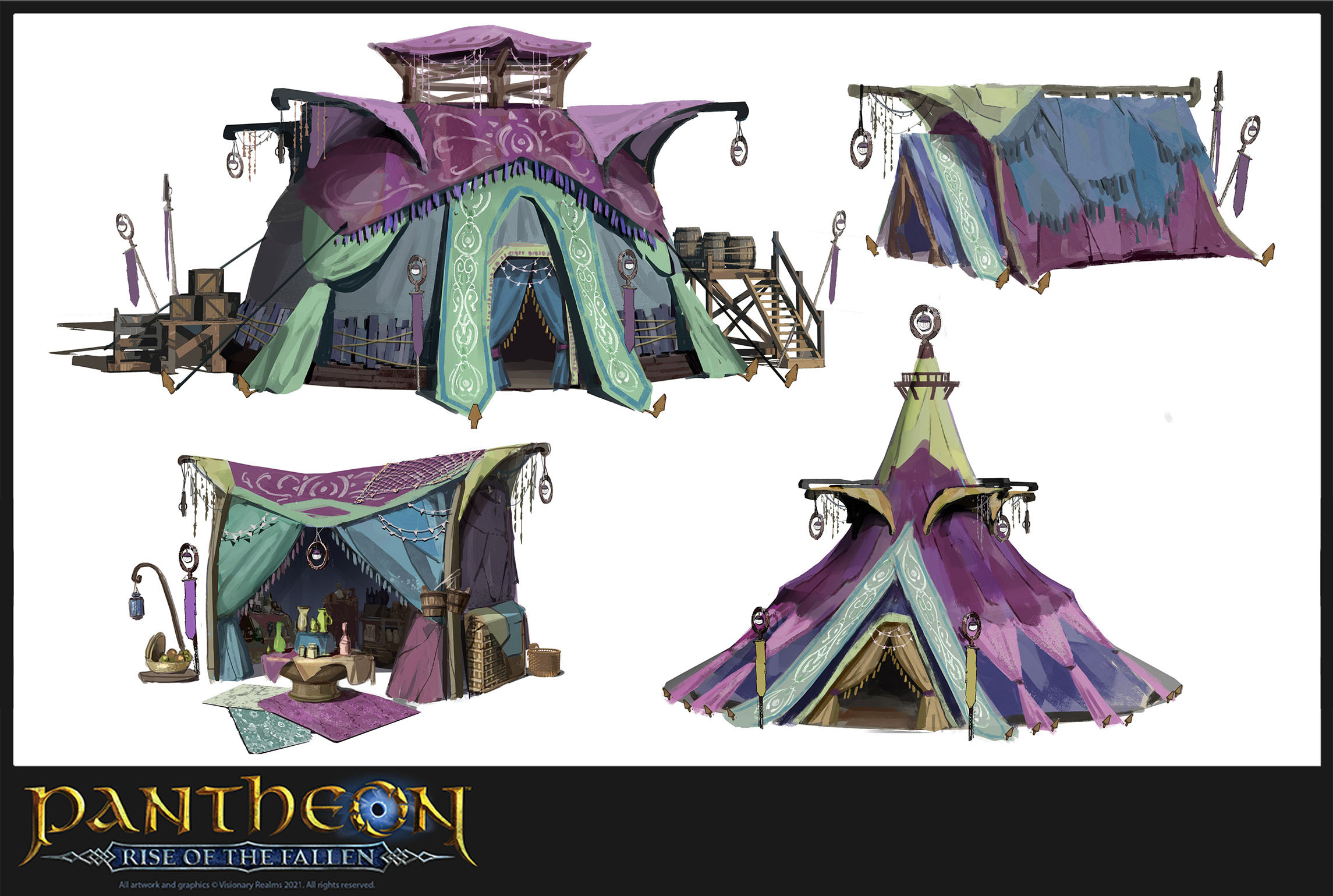 Romani tents 